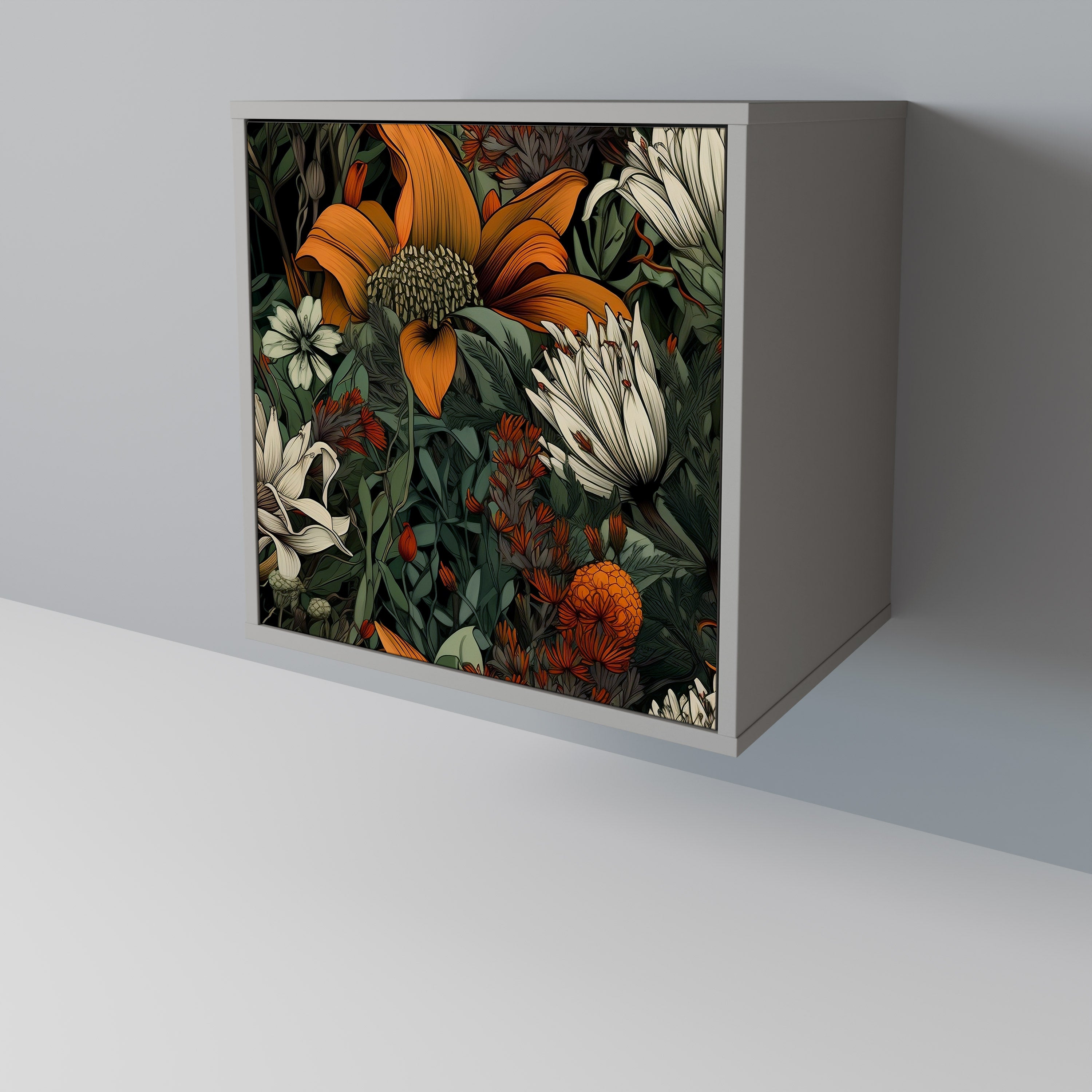 Aparador MIDNIGHT SPROUT de 1 puerta en acabado gris