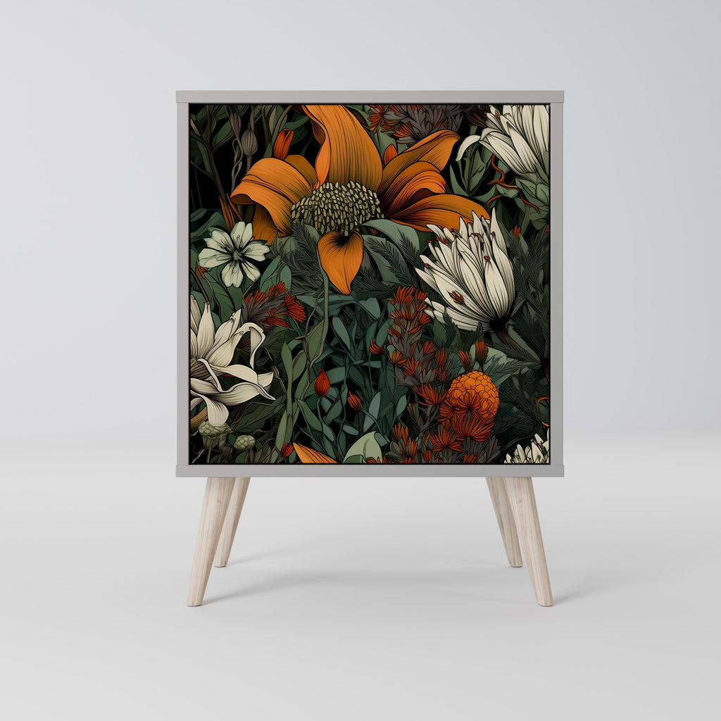 Aparador MIDNIGHT SPROUT de 1 puerta en acabado gris