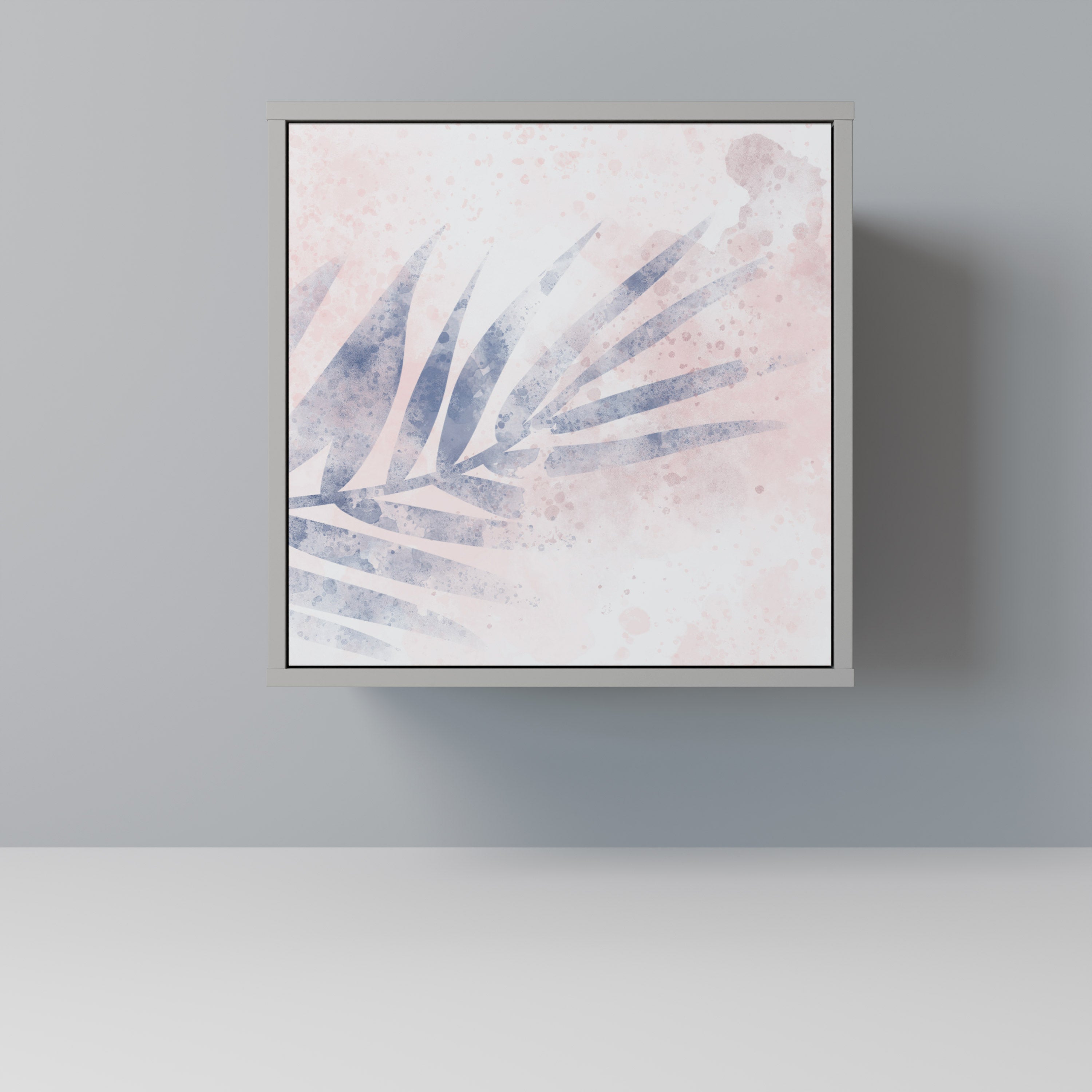 Aparador TIMELESS FLOAT de 1 puerta en acabado gris