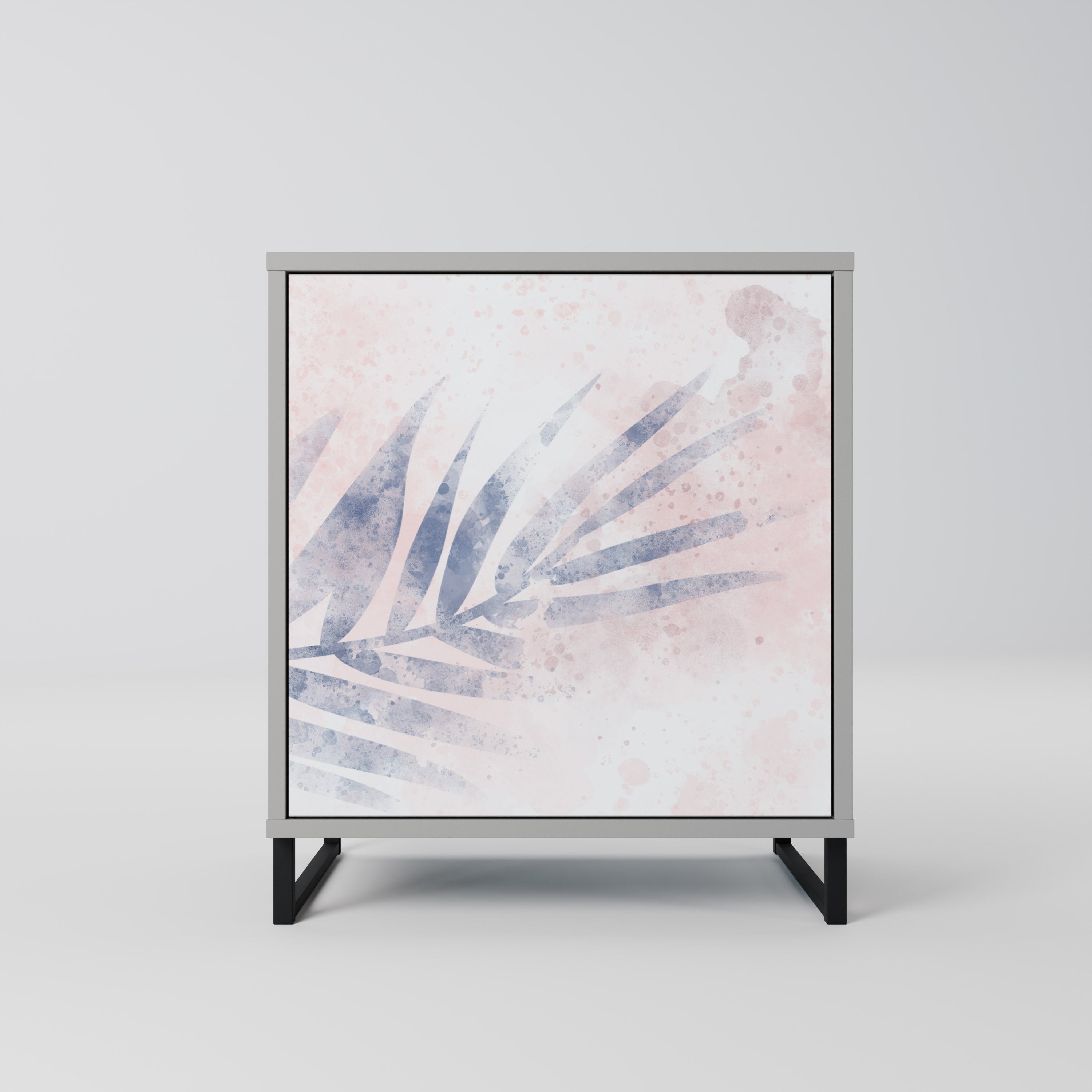 Aparador TIMELESS FLOAT de 1 puerta en acabado gris