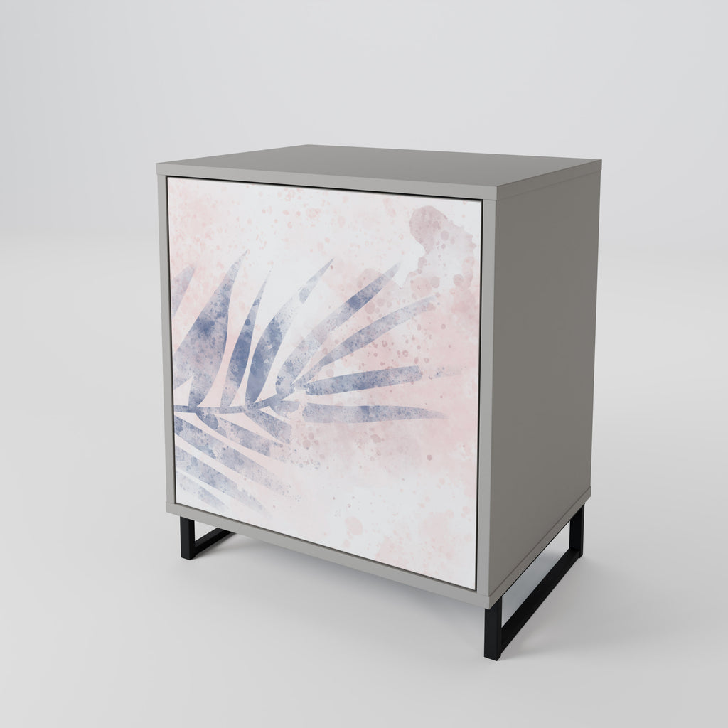 Aparador TIMELESS FLOAT de 1 puerta en acabado gris