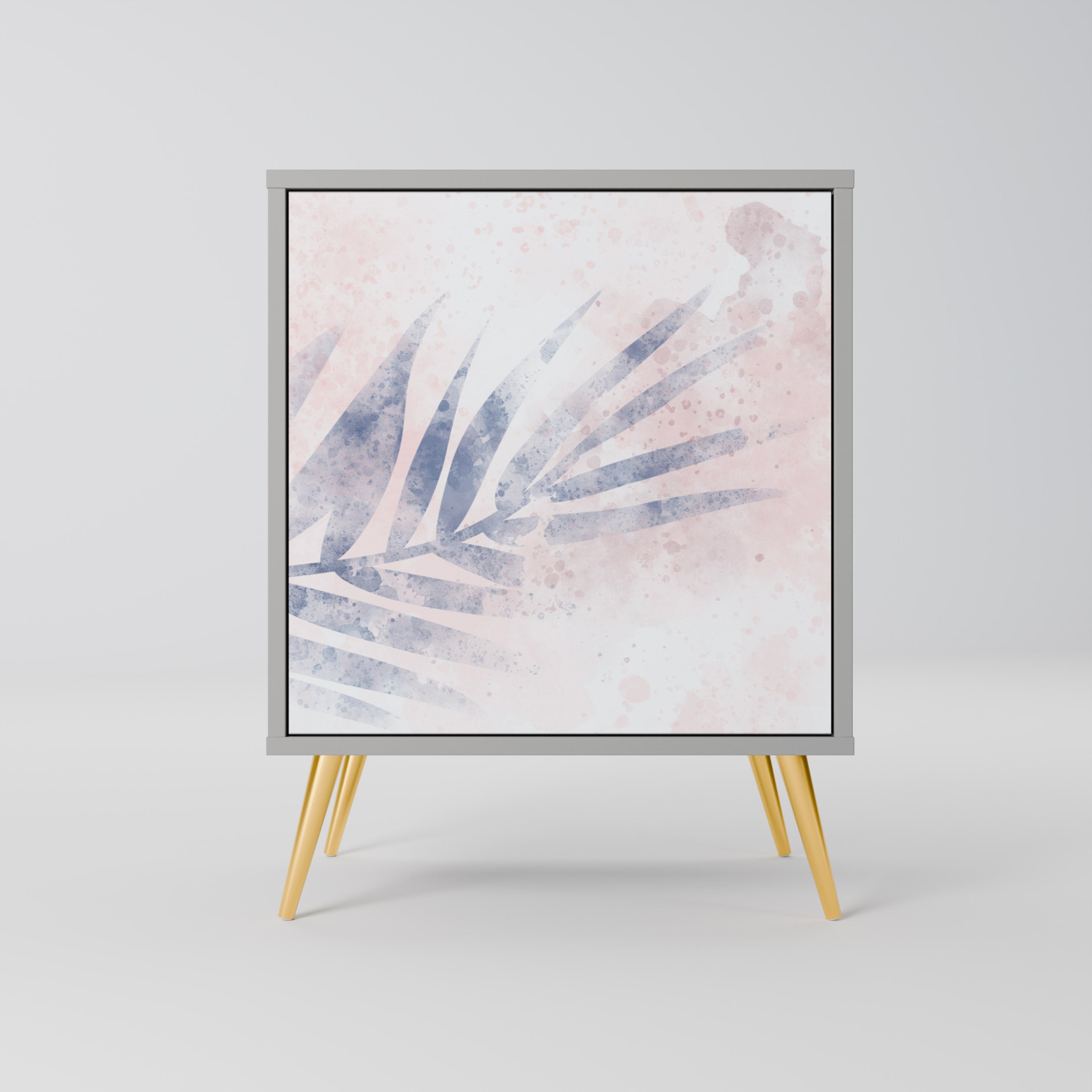 Aparador TIMELESS FLOAT de 1 puerta en acabado gris