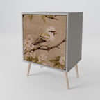 PETAL DISTINGUISH 1-Door Sideboard in Grey Finish