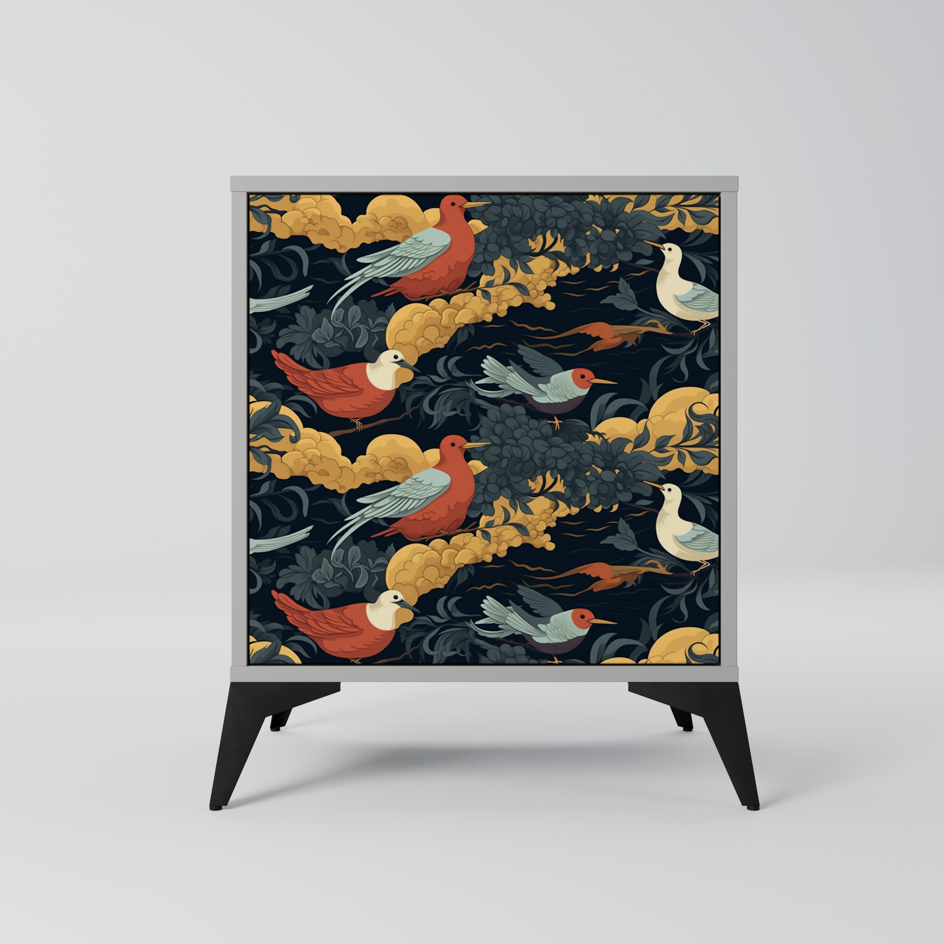 Aparador FOWLY DAZE de 1 puerta en acabado gris