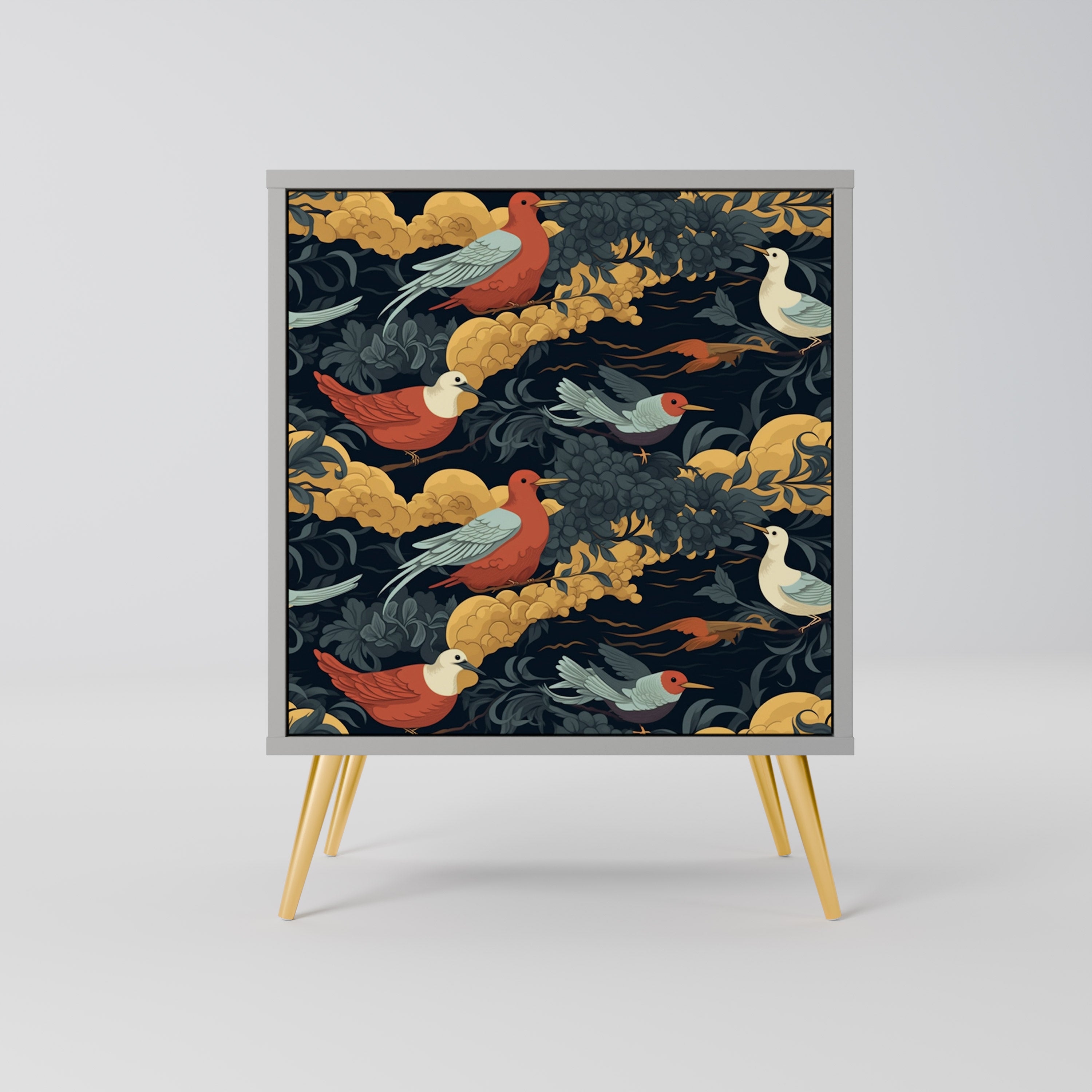 Aparador FOWLY DAZE de 1 puerta en acabado gris