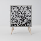 CHARCOAL SPROUT Aparador de 1 Puerta en Acabado Gris