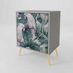 POPINJAY LOOK Aparador de 1 Puerta en Acabado Gris