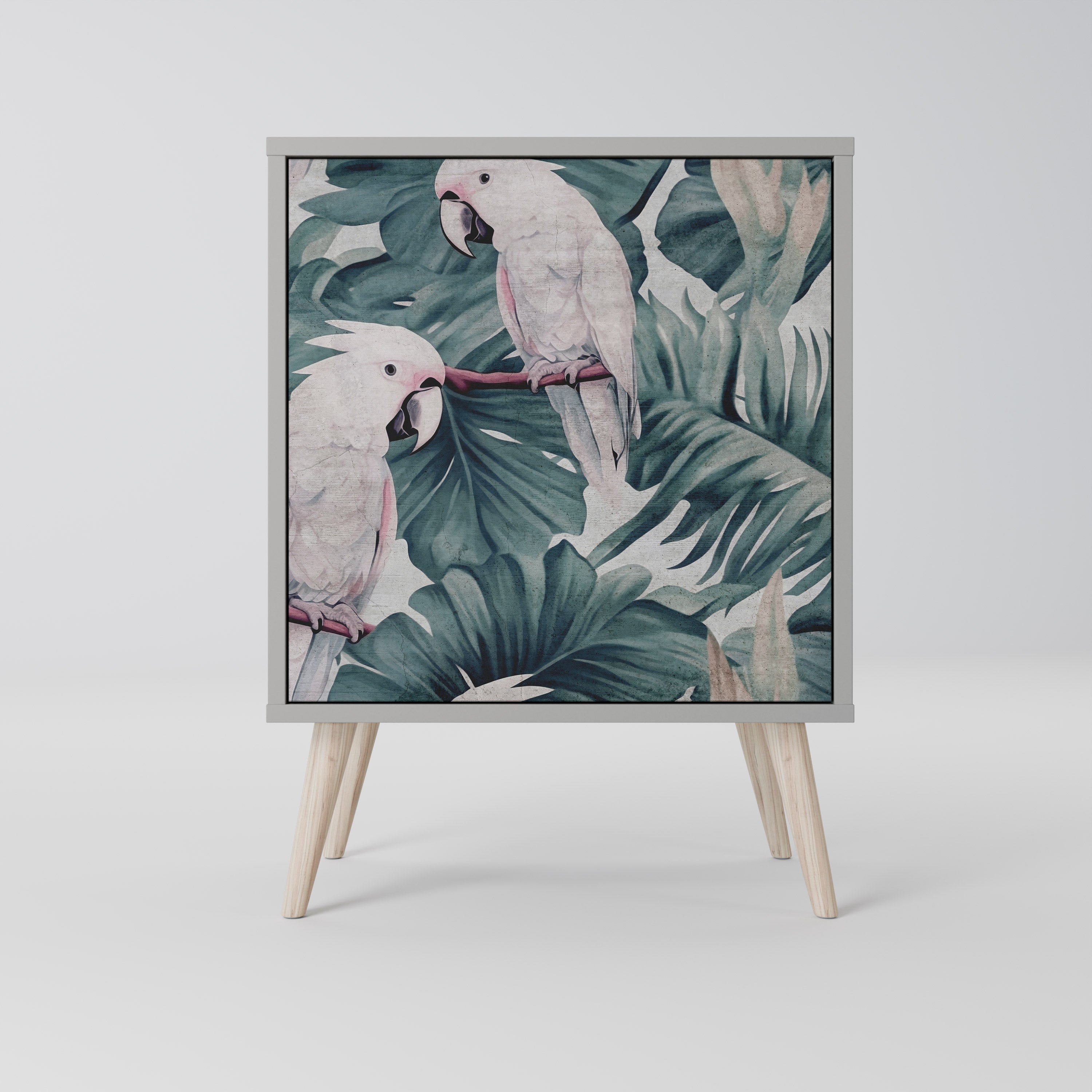 Aparador POPINJAY LOOK de 1 puerta en acabado gris