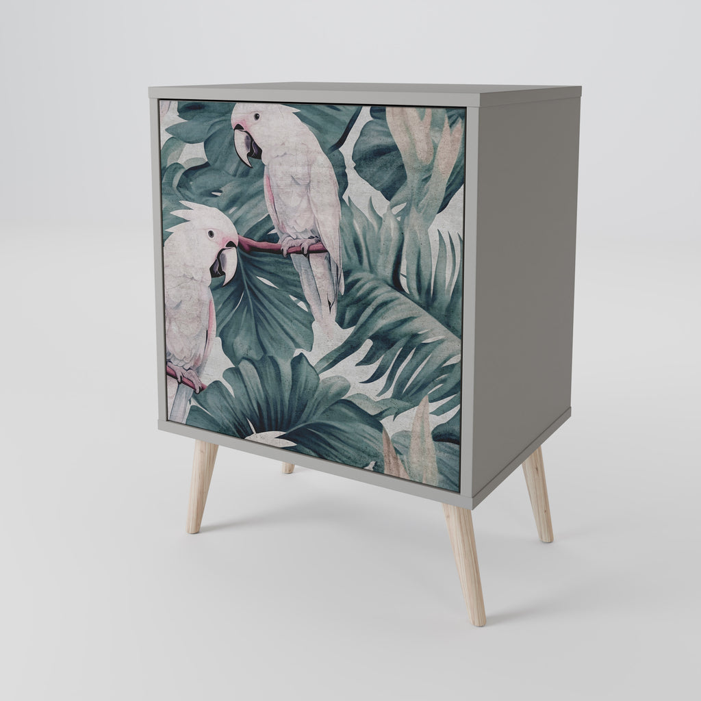 Aparador POPINJAY LOOK de 1 puerta en acabado gris