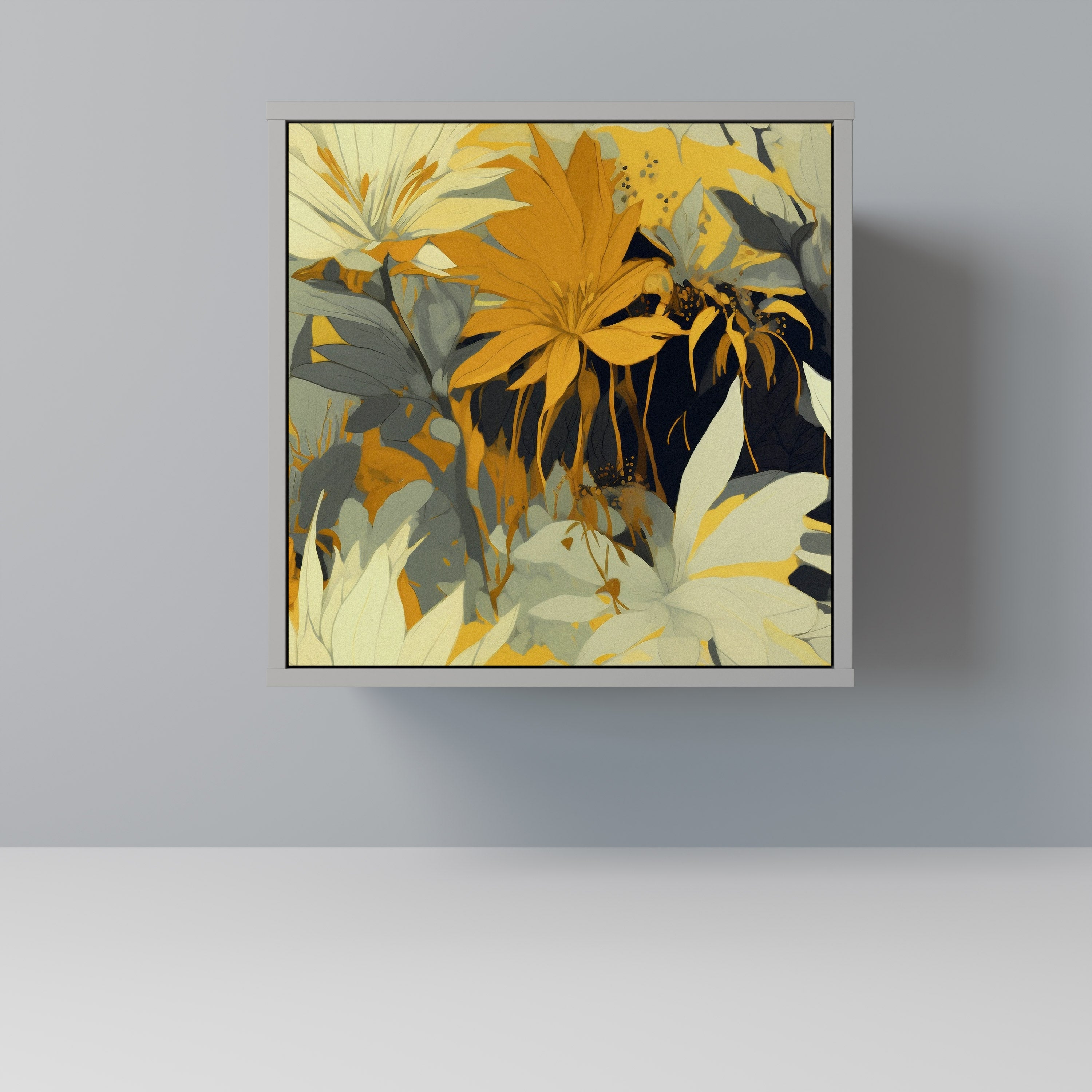 Aparador SUNKISSED LILY de 1 puerta en acabado gris