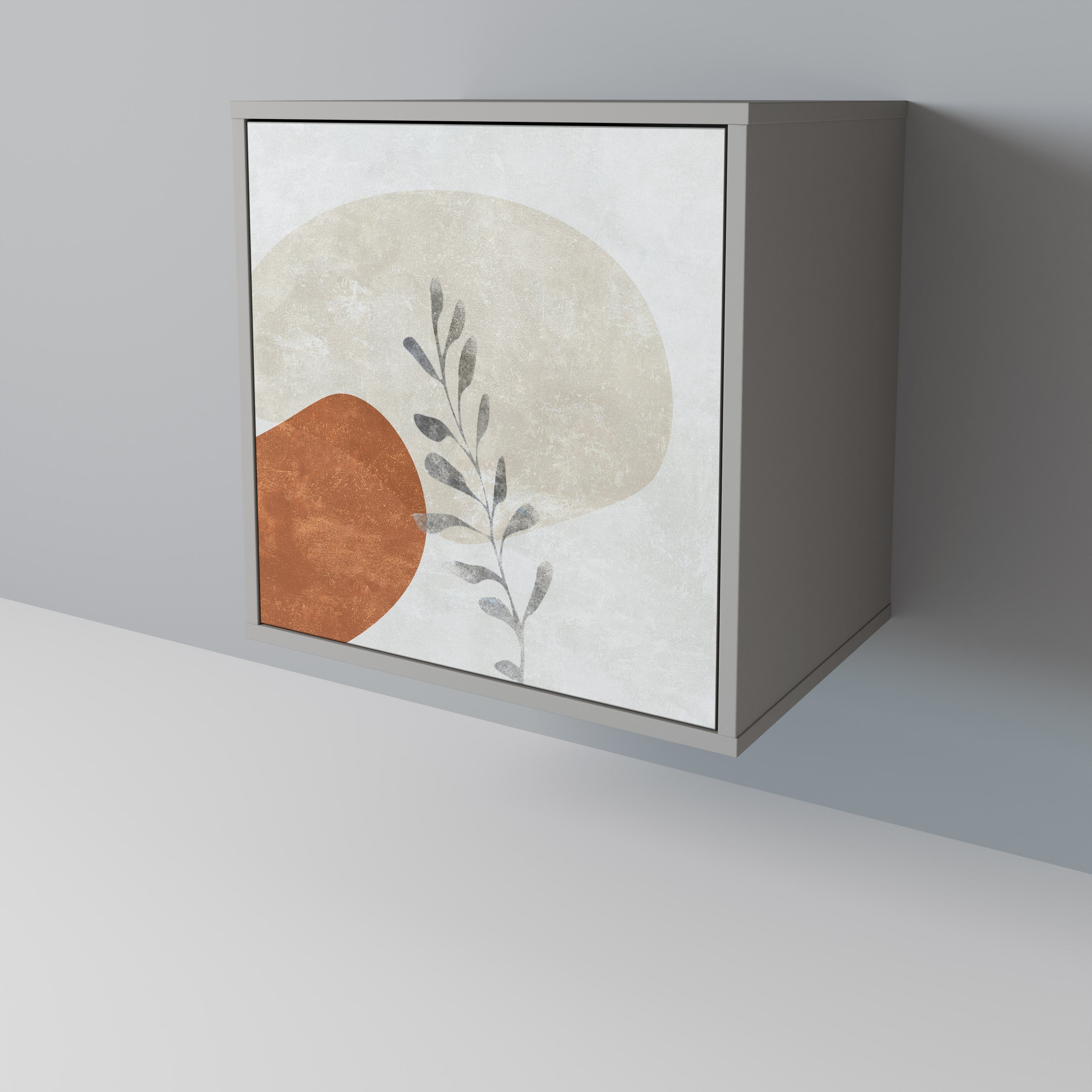 Aparador TRANQUIL TWIG de 1 puerta en acabado gris