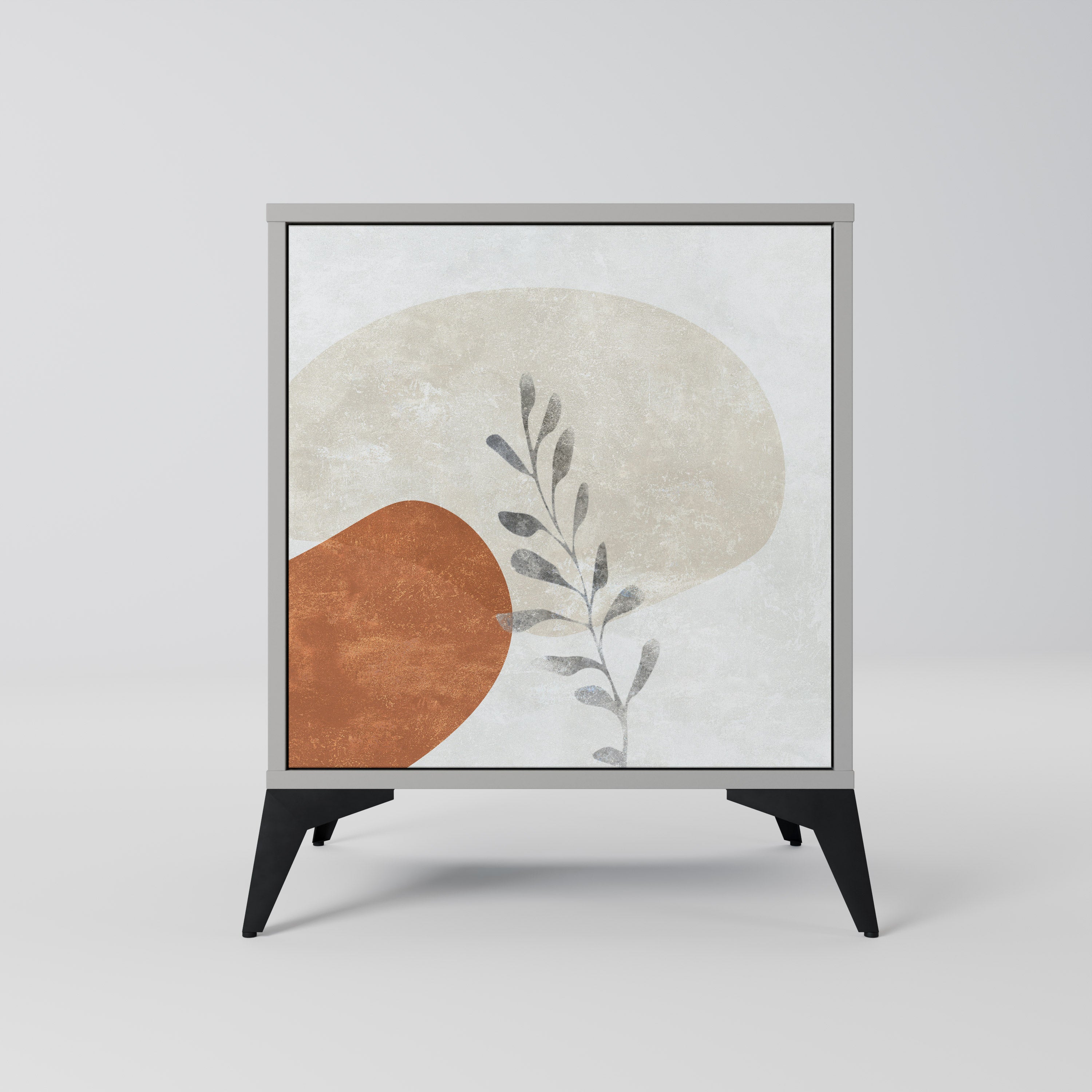 Aparador TRANQUIL TWIG de 1 puerta en acabado gris