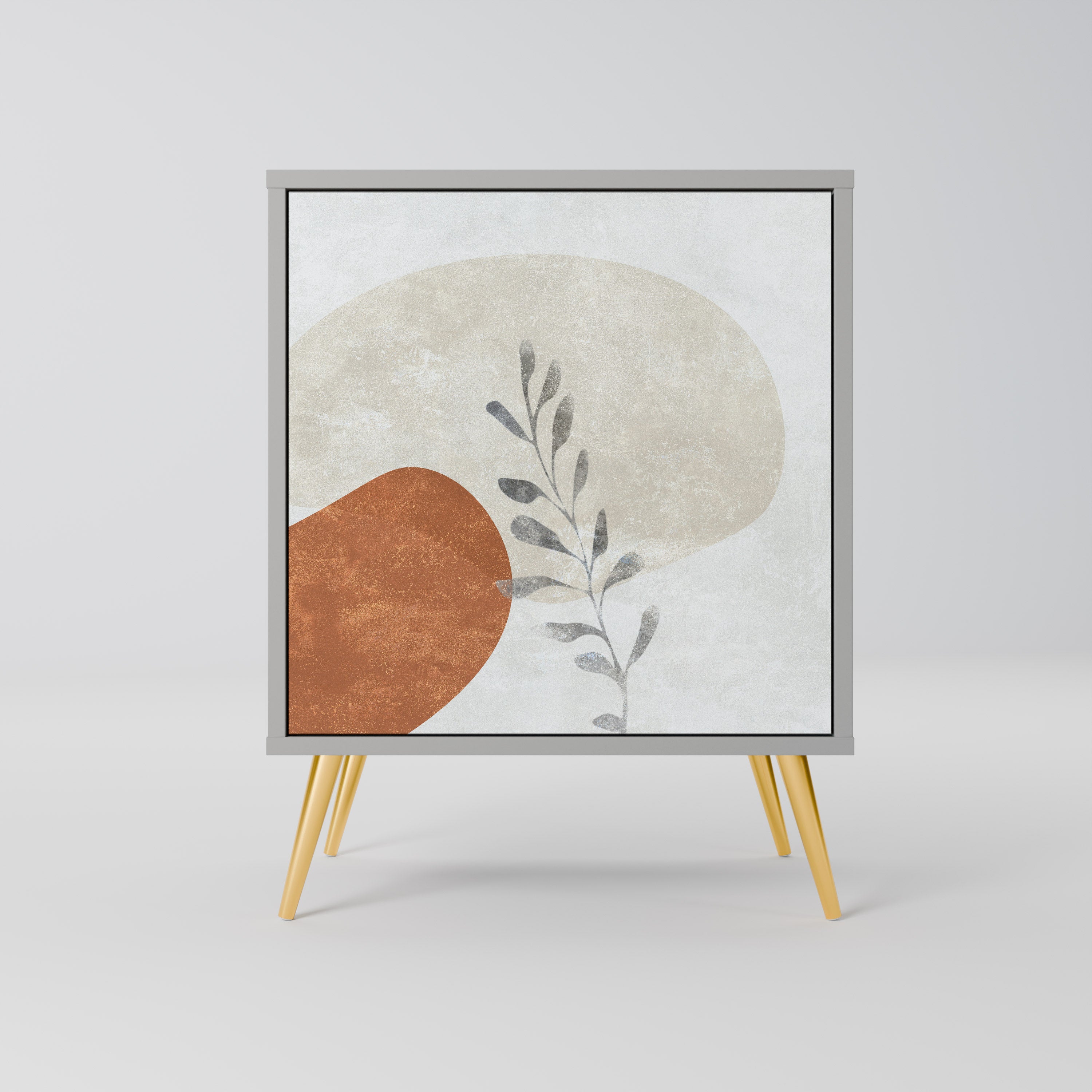 Aparador TRANQUIL TWIG de 1 puerta en acabado gris