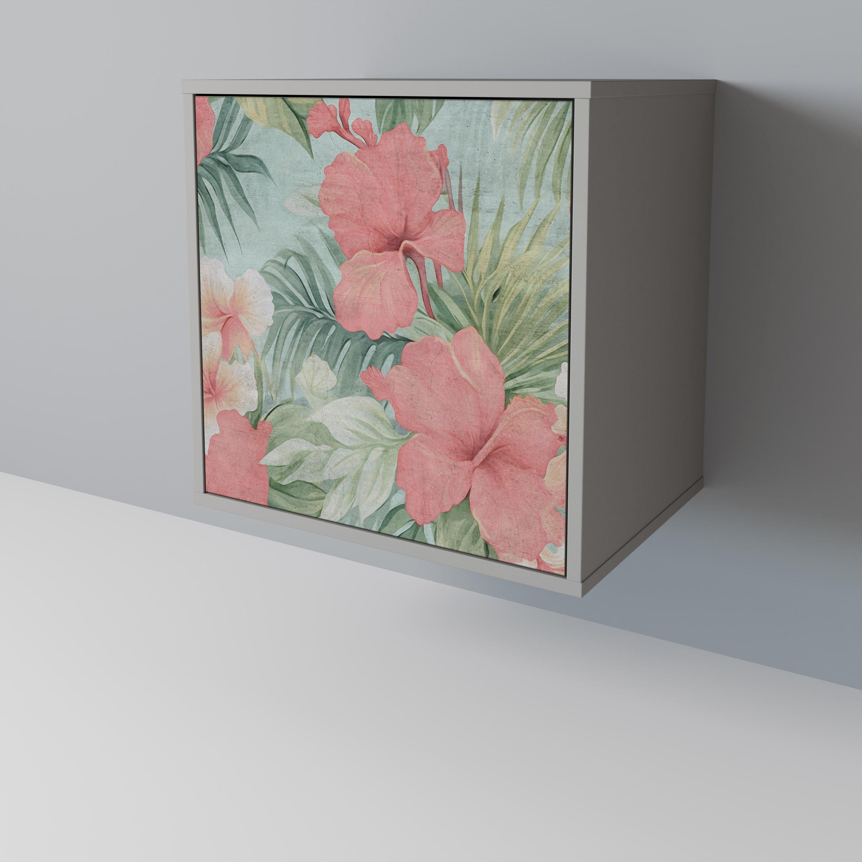 Aparador HAWAIIAN SPIRIT de 1 puerta en acabado gris