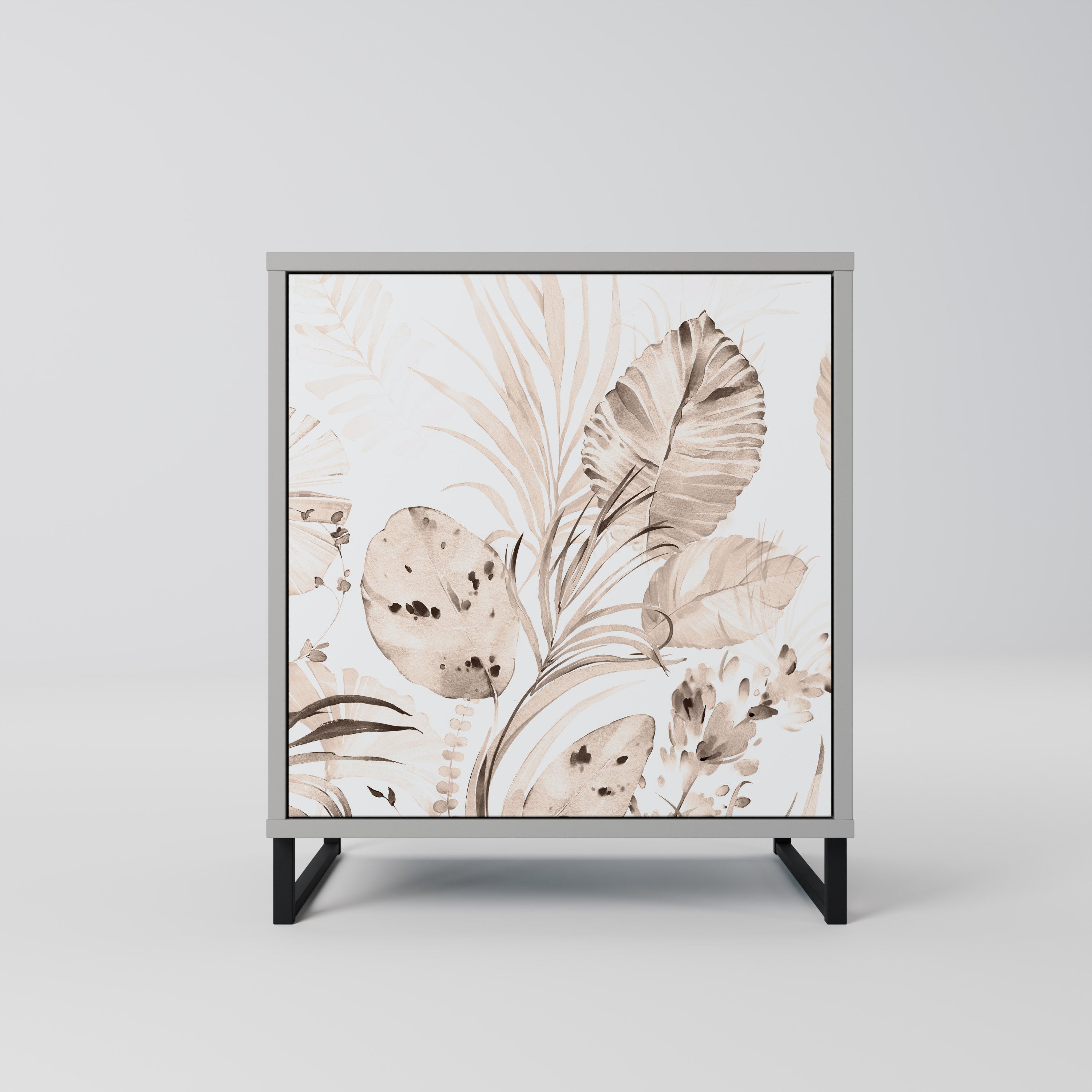 Aparador WILD TENDERNESS de 1 puerta en acabado gris