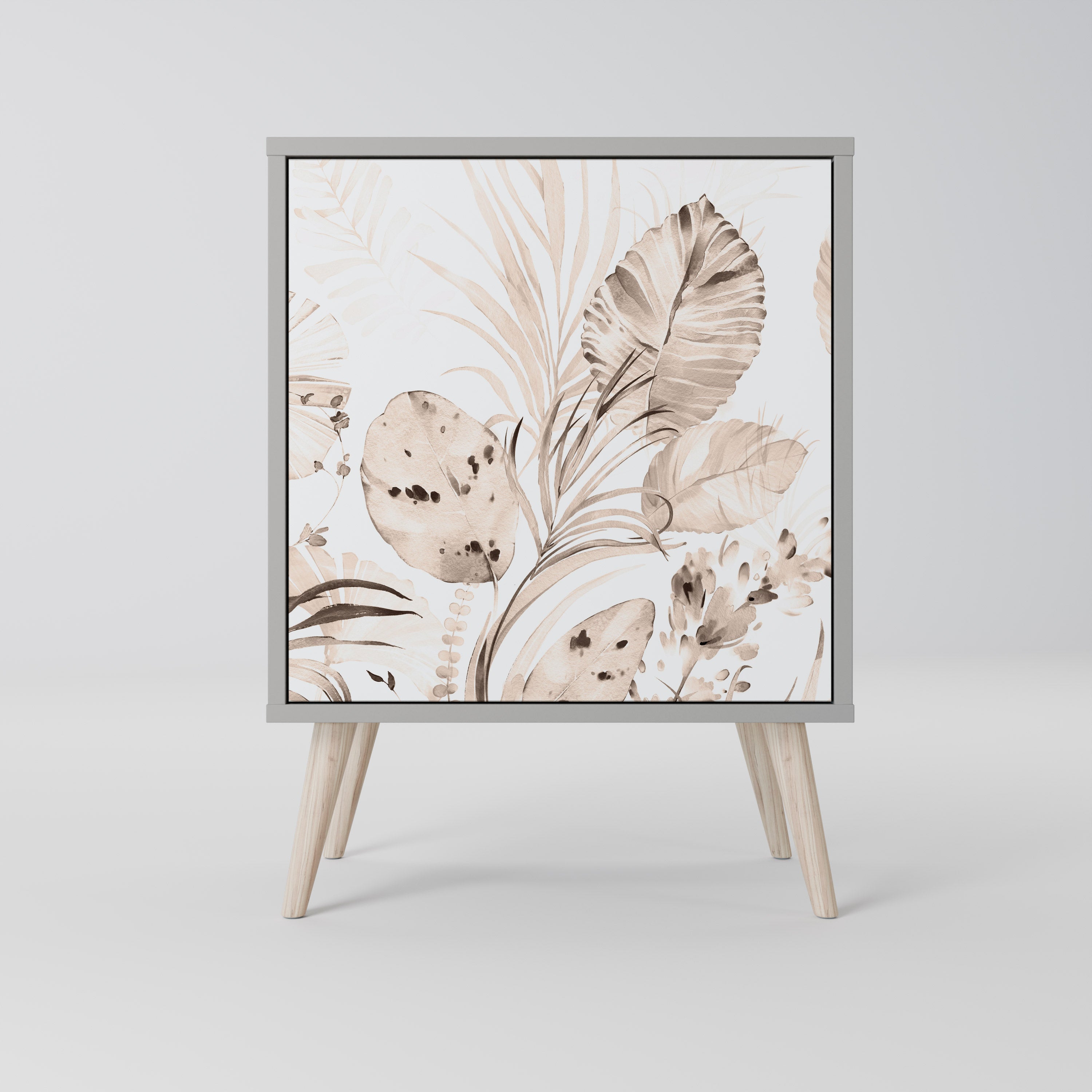 Aparador WILD TENDERNESS de 1 puerta en acabado gris