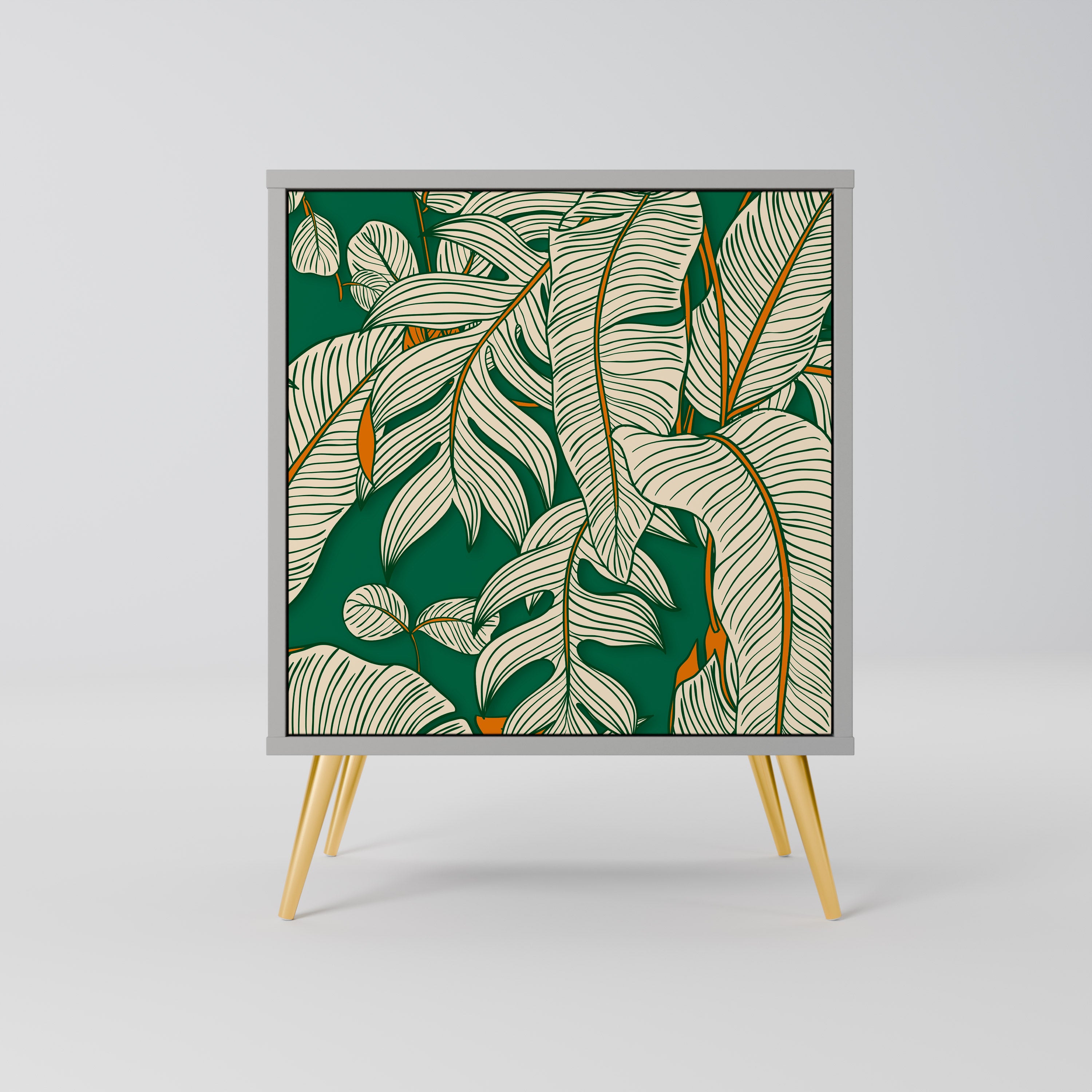 Aparador VERDANT PLEASURES de 1 puerta en acabado gris