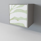 BOTANICAL SPARK 1-Door Sideboard in Grey Finish