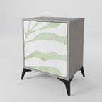 BOTANICAL SPARK 1-Door Sideboard in Grey Finish