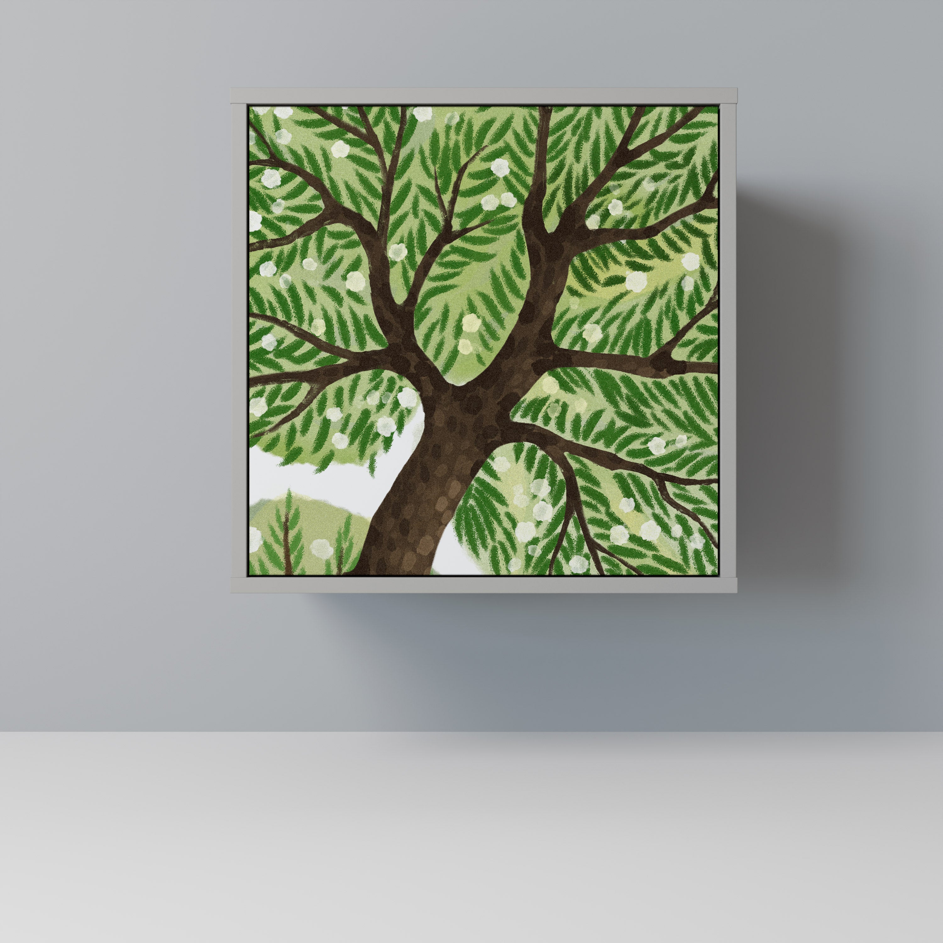 Aparador WILDERNESS DASH de 1 puerta en acabado gris