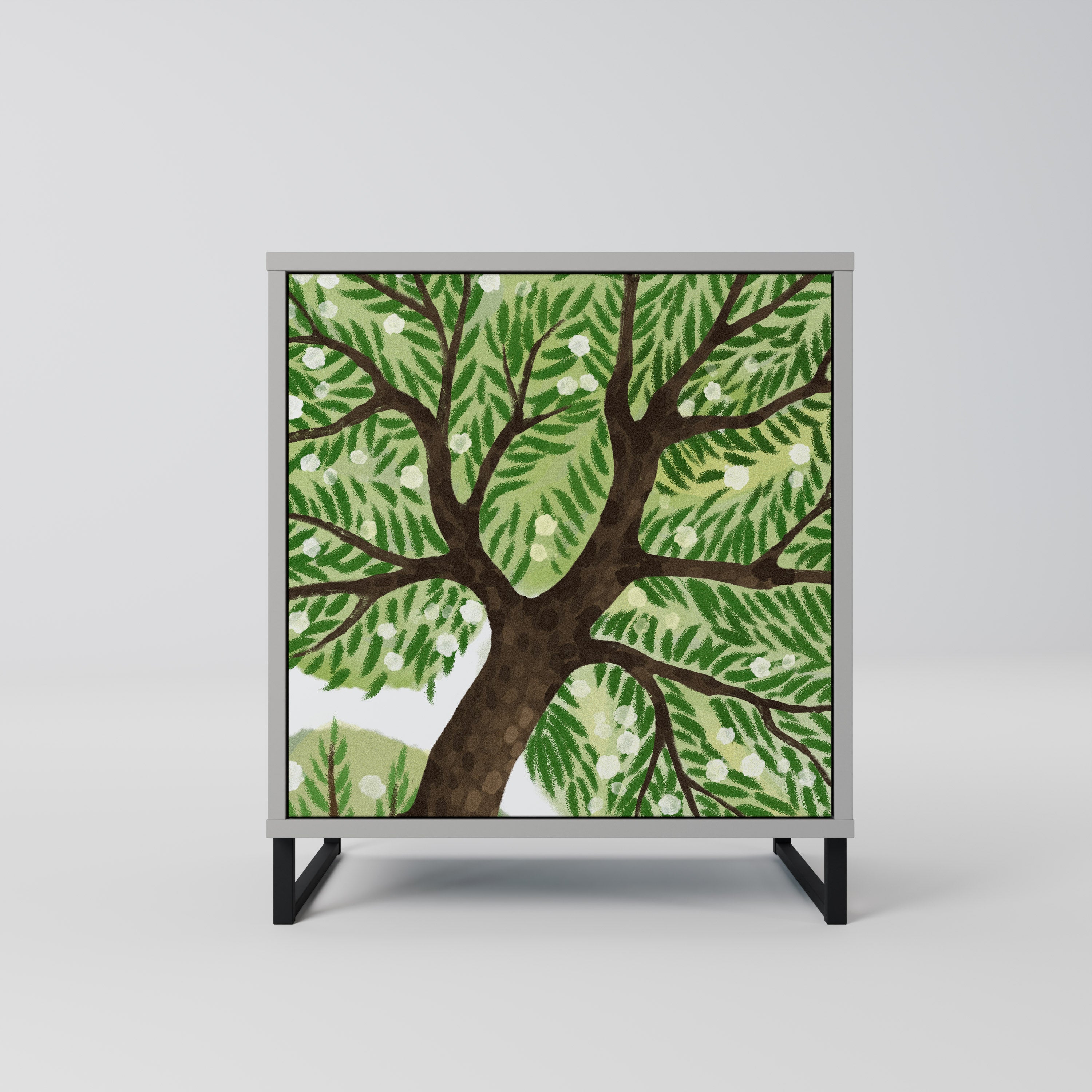 Aparador WILDERNESS DASH de 1 puerta en acabado gris