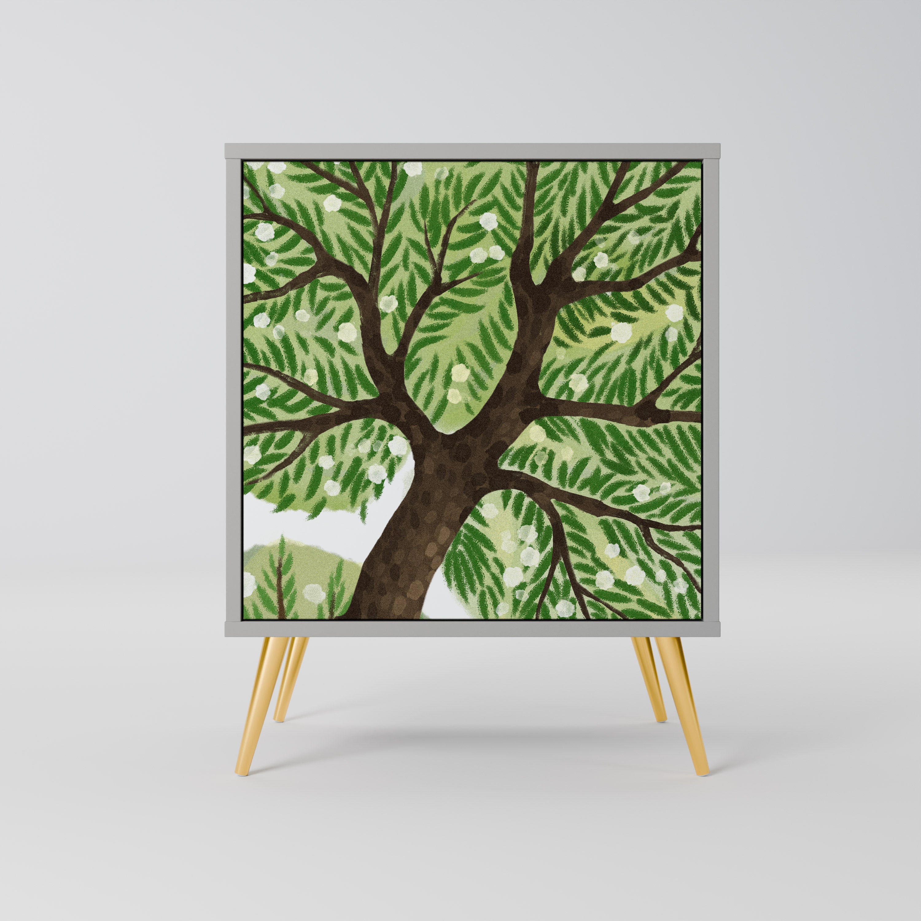 Aparador WILDERNESS DASH de 1 puerta en acabado gris