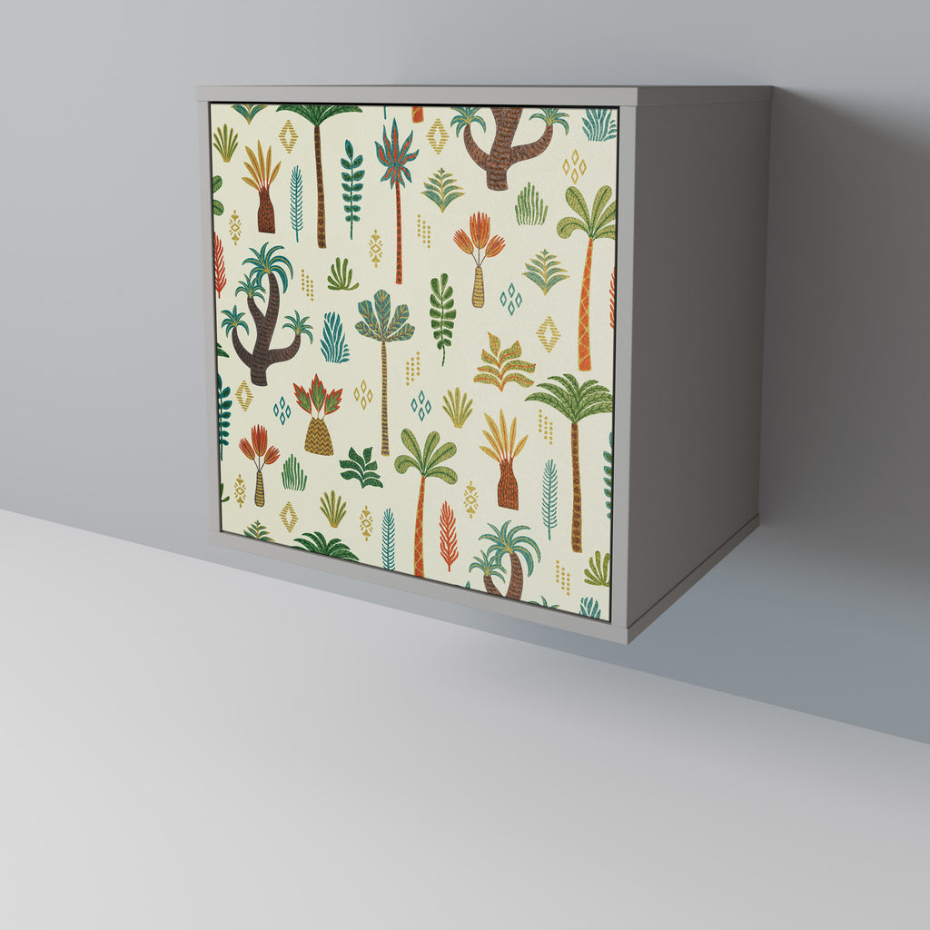 Aparador PALM SPRING de 1 puerta en acabado gris