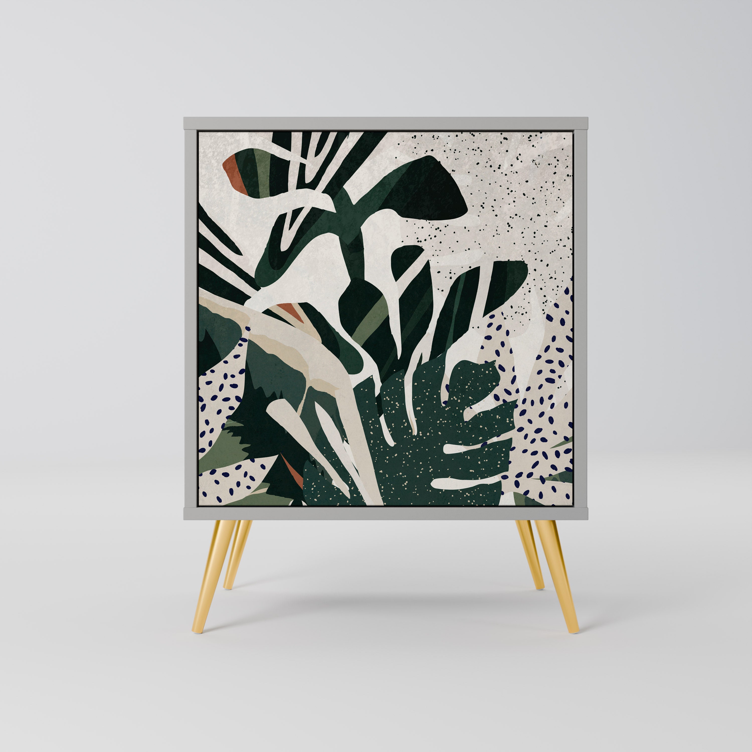 Aparador VERDURE FORMATION de 1 puerta en acabado gris