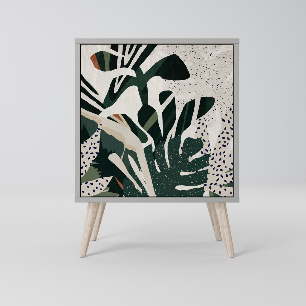 Aparador VERDURE FORMATION de 1 puerta en acabado gris