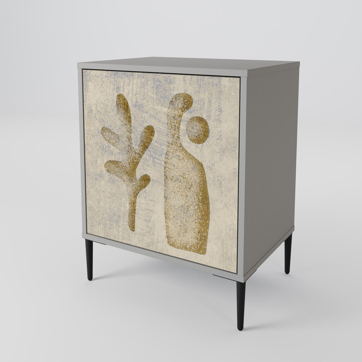 SAND SCULPTURES 1-Door Sideboard