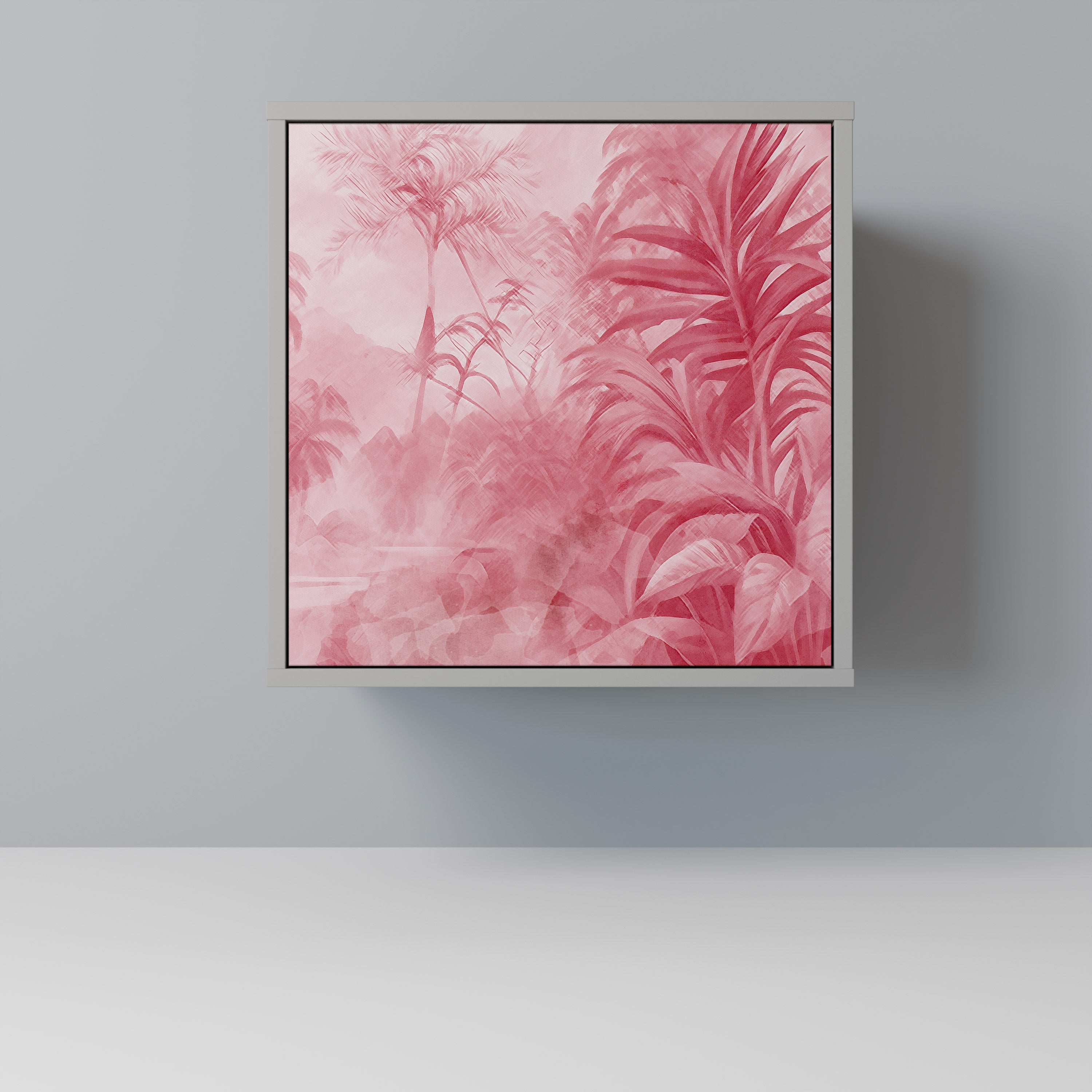 Aparador SWEET TROPICS de 1 puerta en acabado gris