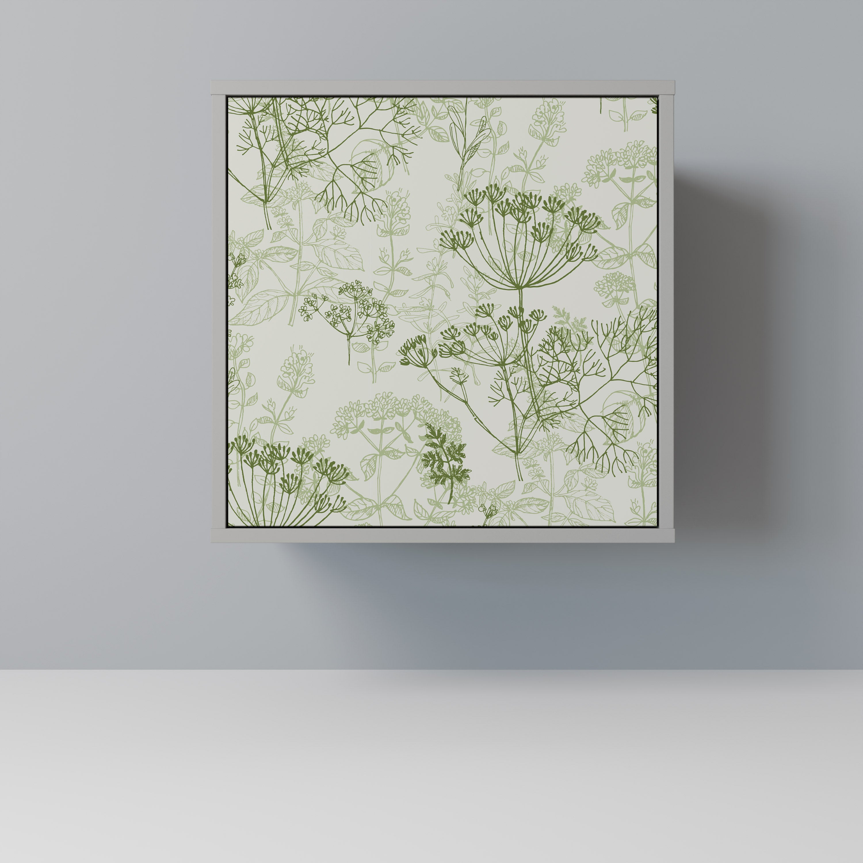 Aparador FENNEL BALDACHIN de 1 puerta en acabado gris