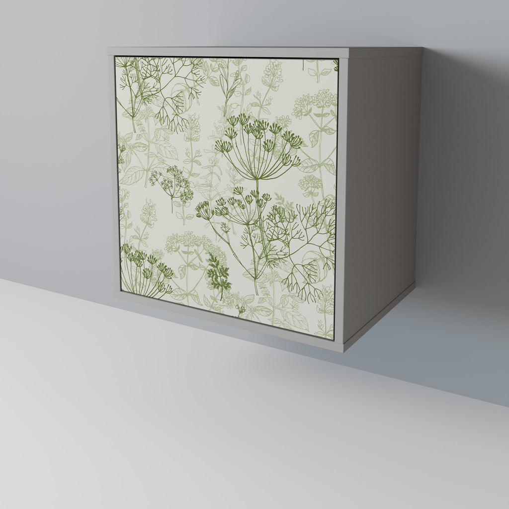 Aparador FENNEL BALDACHIN de 1 puerta en acabado gris