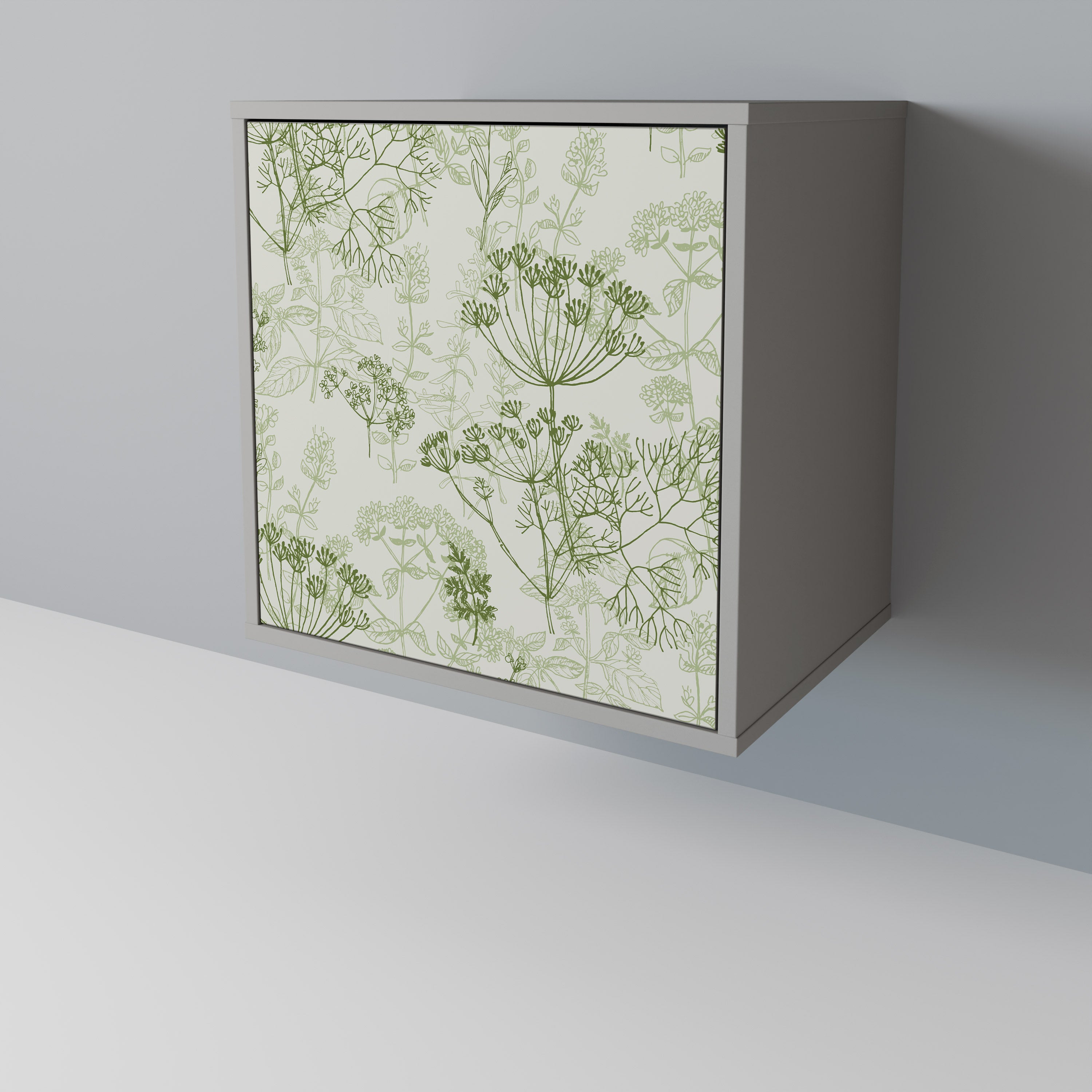 Aparador FENNEL BALDACHIN de 1 puerta en acabado gris