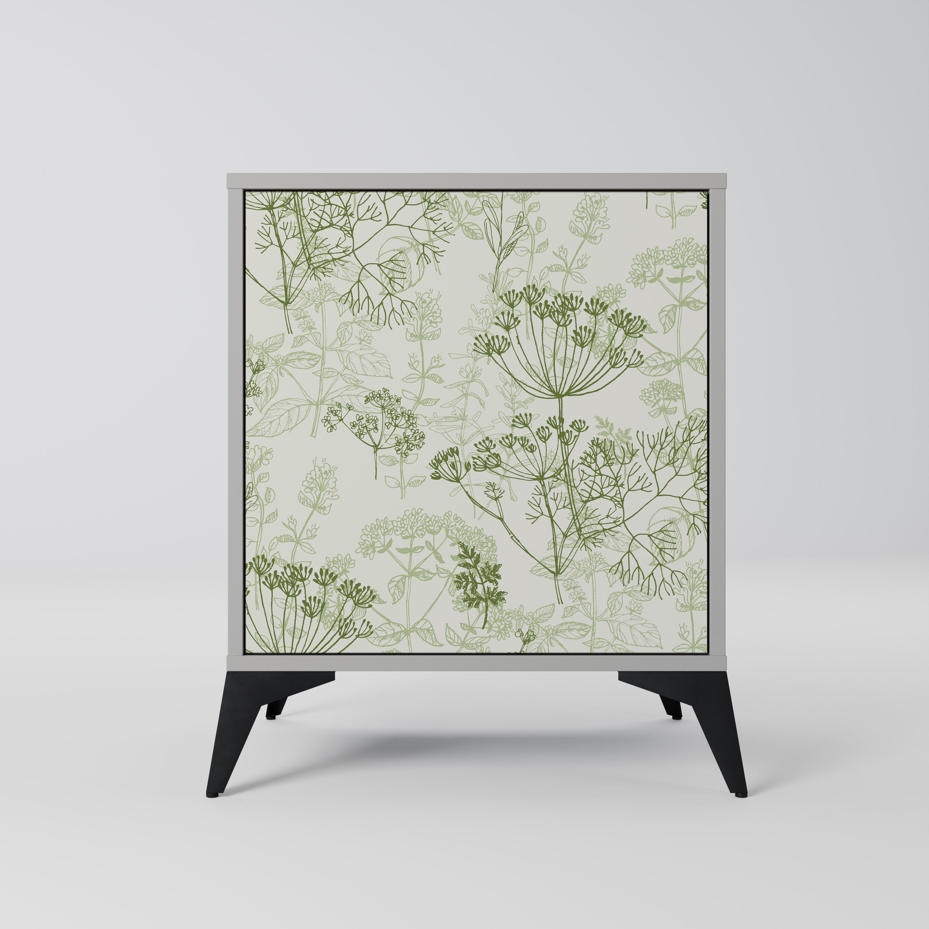 Aparador FENNEL BALDACHIN de 1 puerta en acabado gris