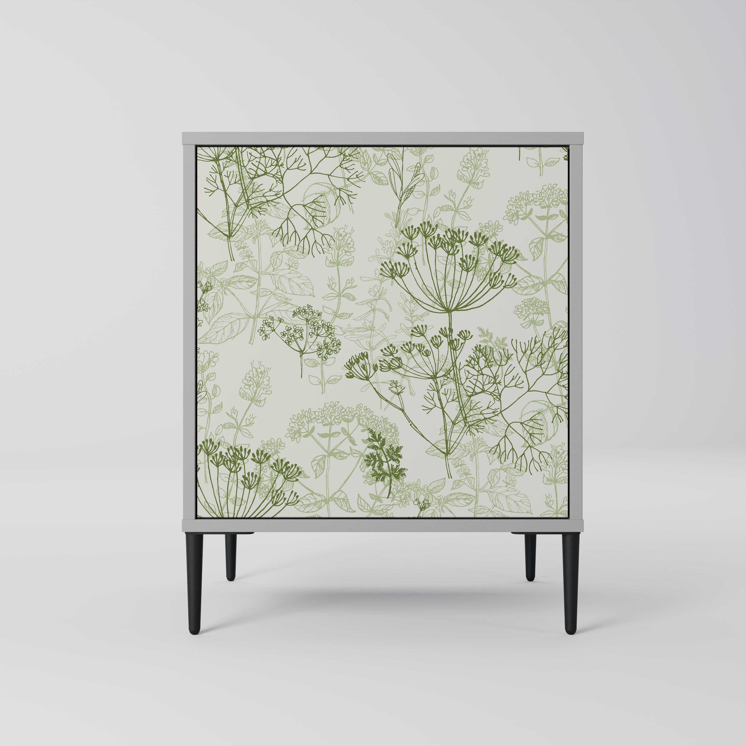 Aparador FENNEL BALDACHIN de 1 puerta en acabado gris