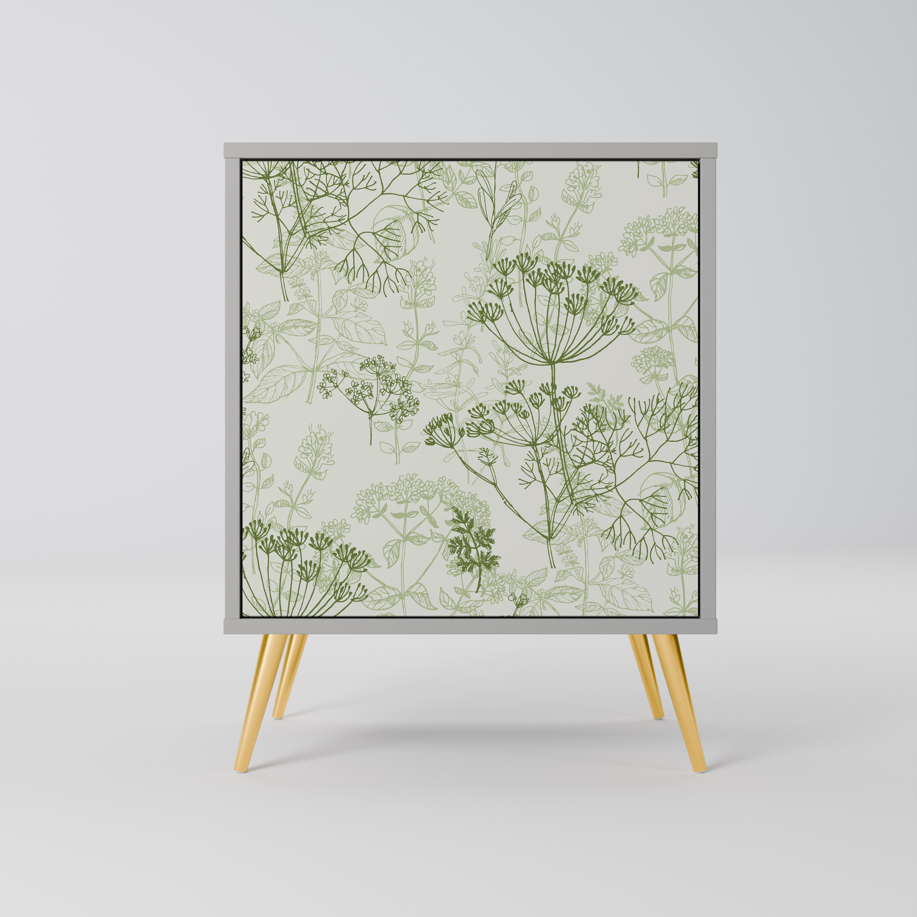 Aparador FENNEL BALDACHIN de 1 puerta en acabado gris