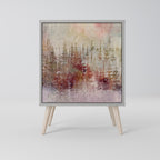 VEILED SUMMIT Aparador de 1 Puerta en Acabado Gris