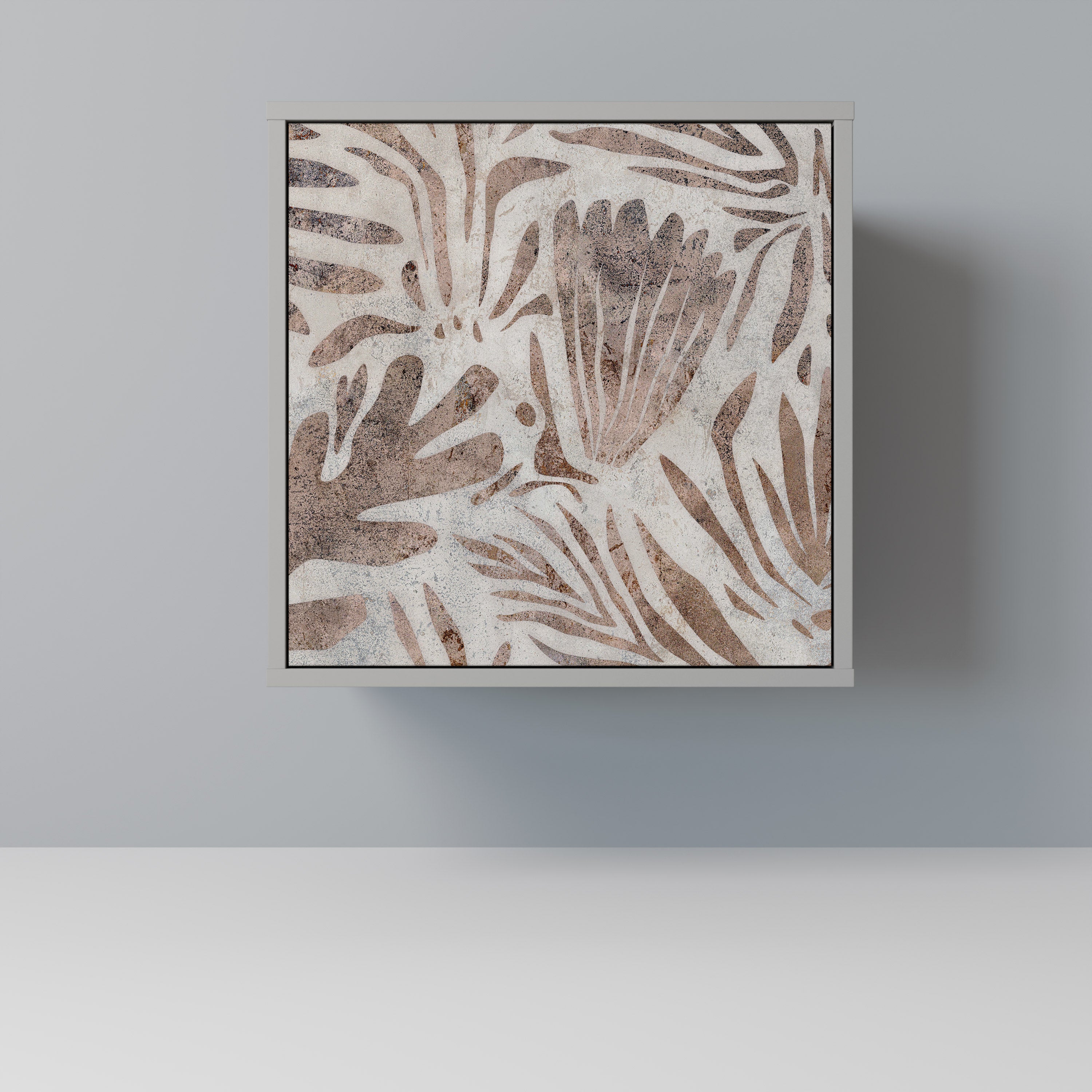 Aparador PASSING TIME de 1 puerta en acabado gris