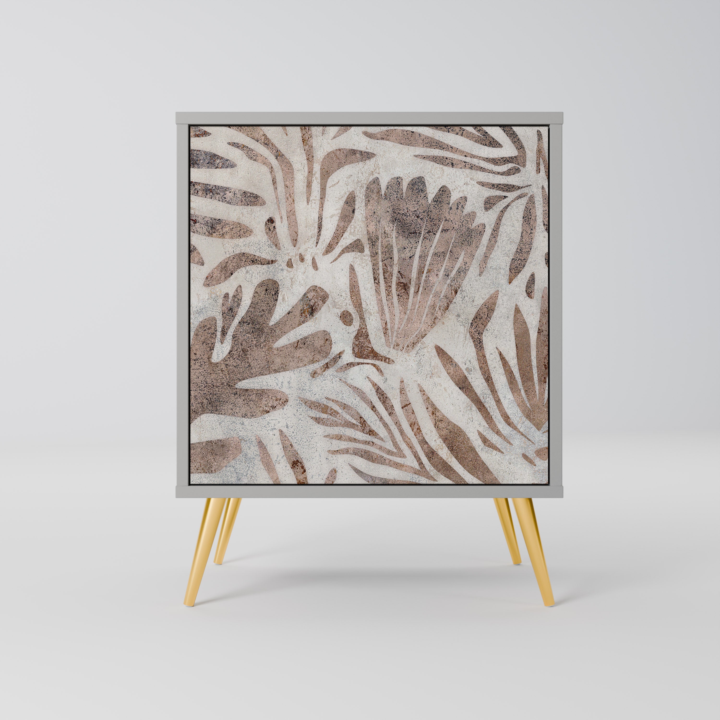 Aparador PASSING TIME de 1 puerta en acabado gris