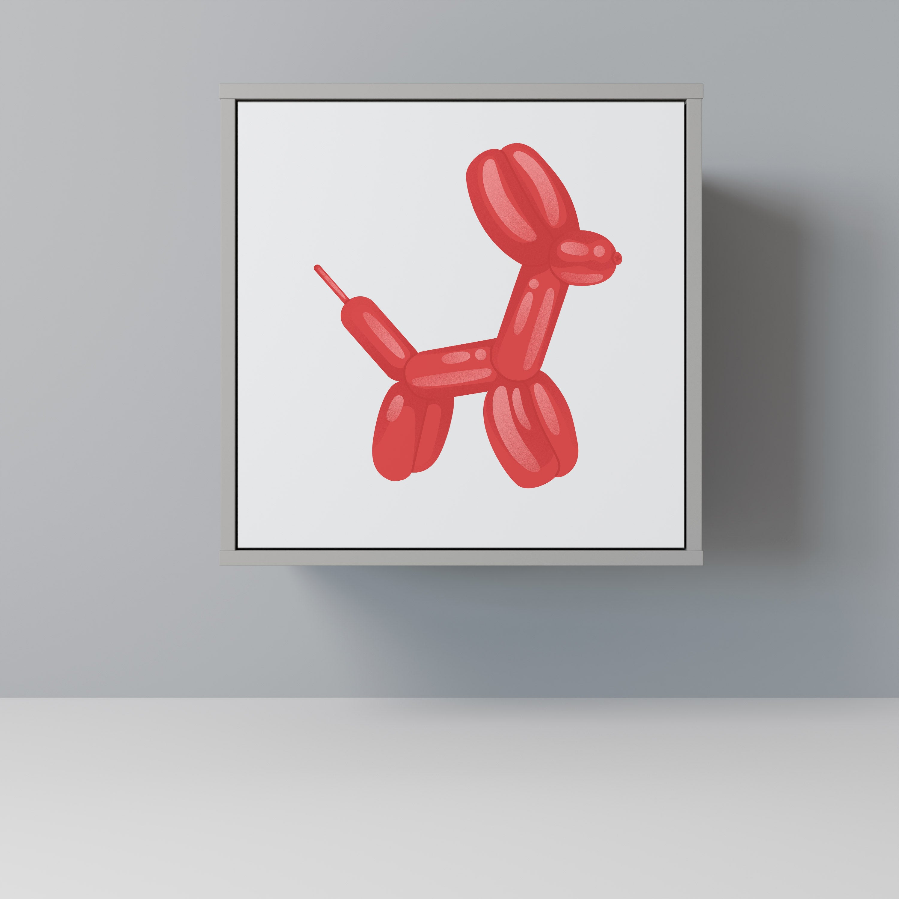 Aparador de 1 puerta CHILDHOOD MEMORY en acabado gris