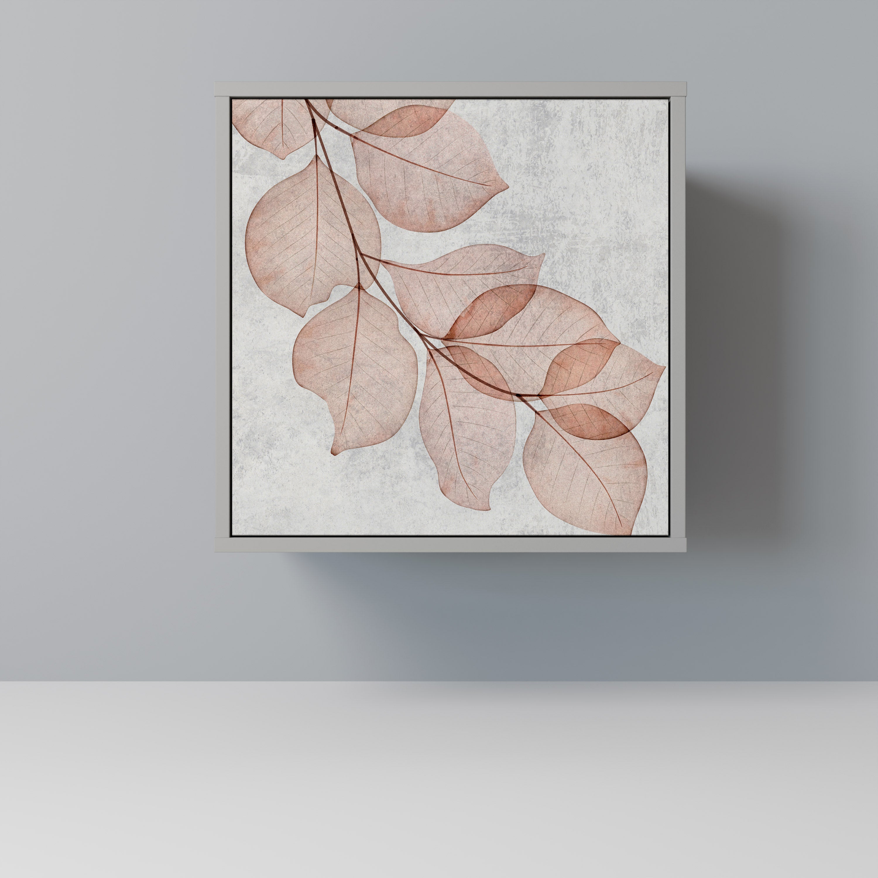 AUTUMN FRAGILITY 1-Door Sideboard in Grey Finish