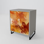 TRACES OF AUTUMN Aparador de 1 Puerta en Acabado Gris