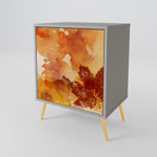 TRACES OF AUTUMN Aparador de 1 Puerta en Acabado Gris