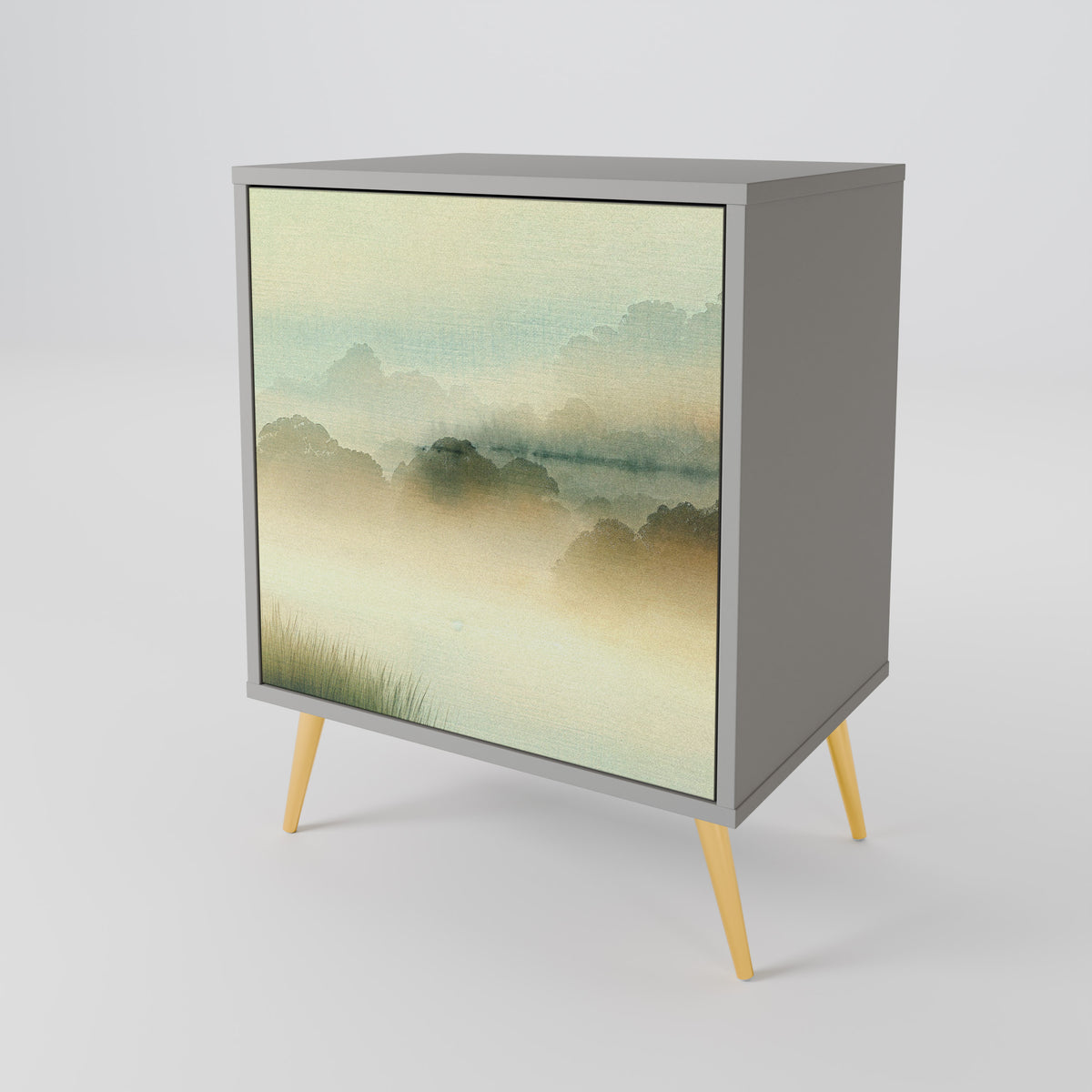 MORNING BY THE LAKE 1-Door Sideboard