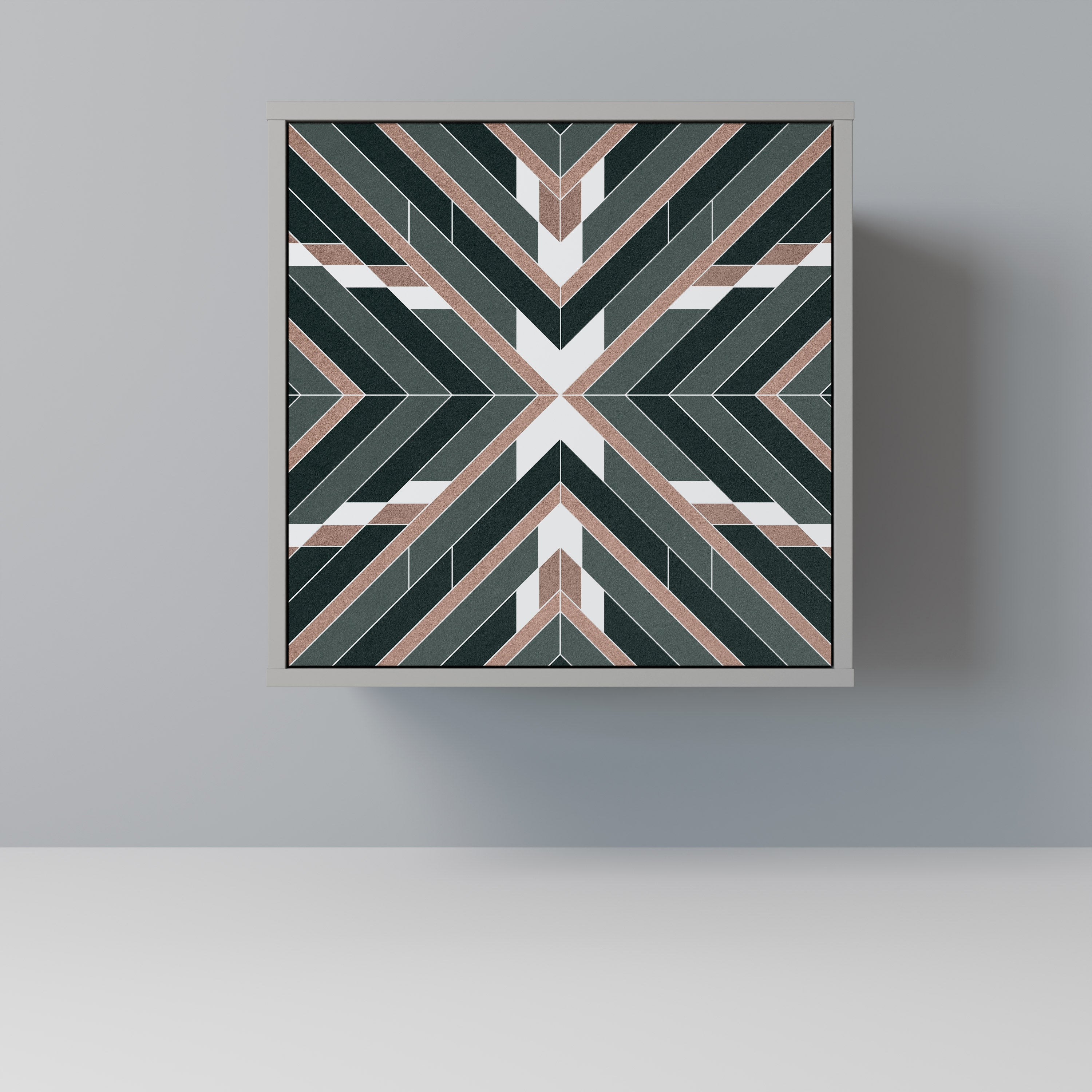 Aparador DIMENSION DELIGHTS de 1 puerta en acabado gris