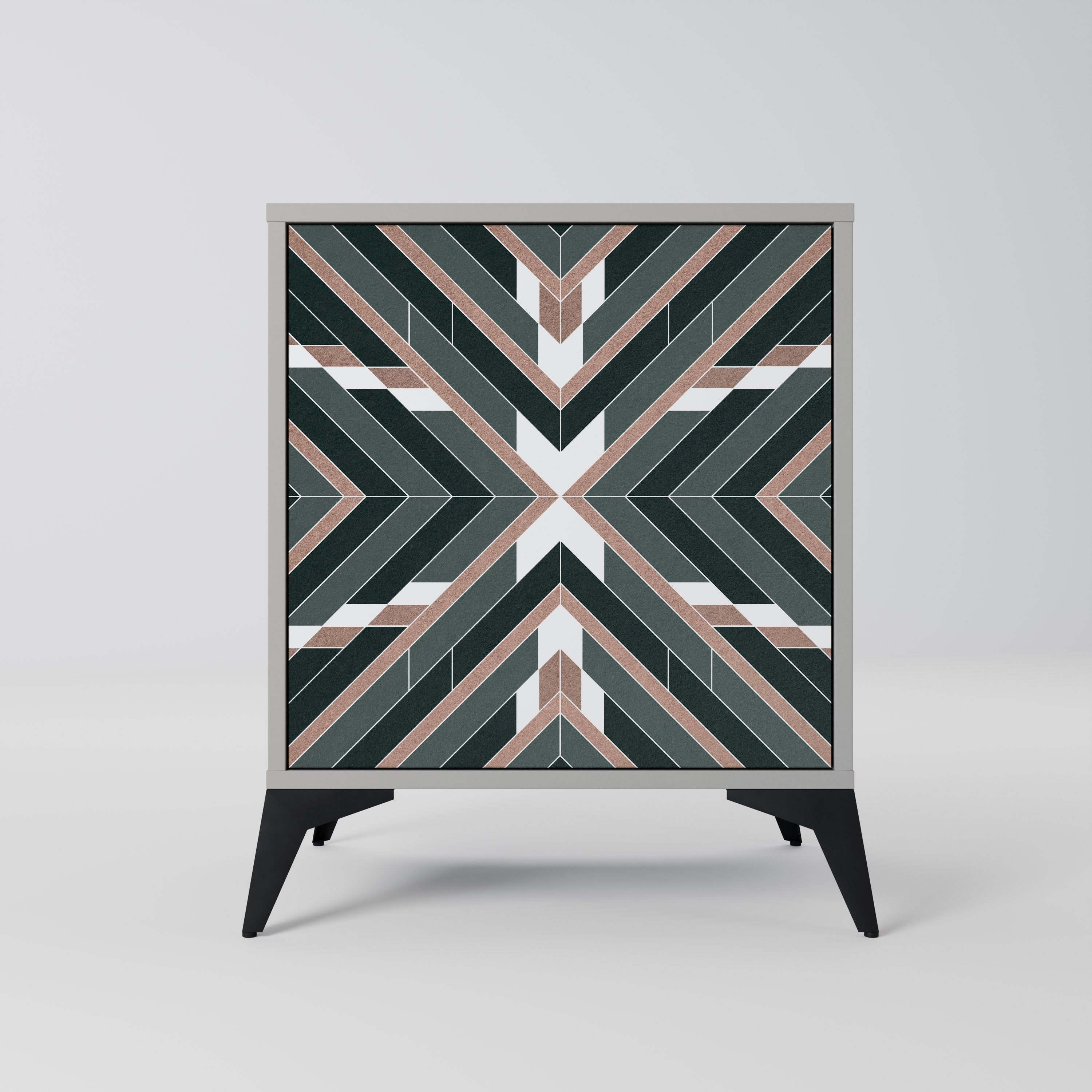 Aparador DIMENSION DELIGHTS de 1 puerta en acabado gris