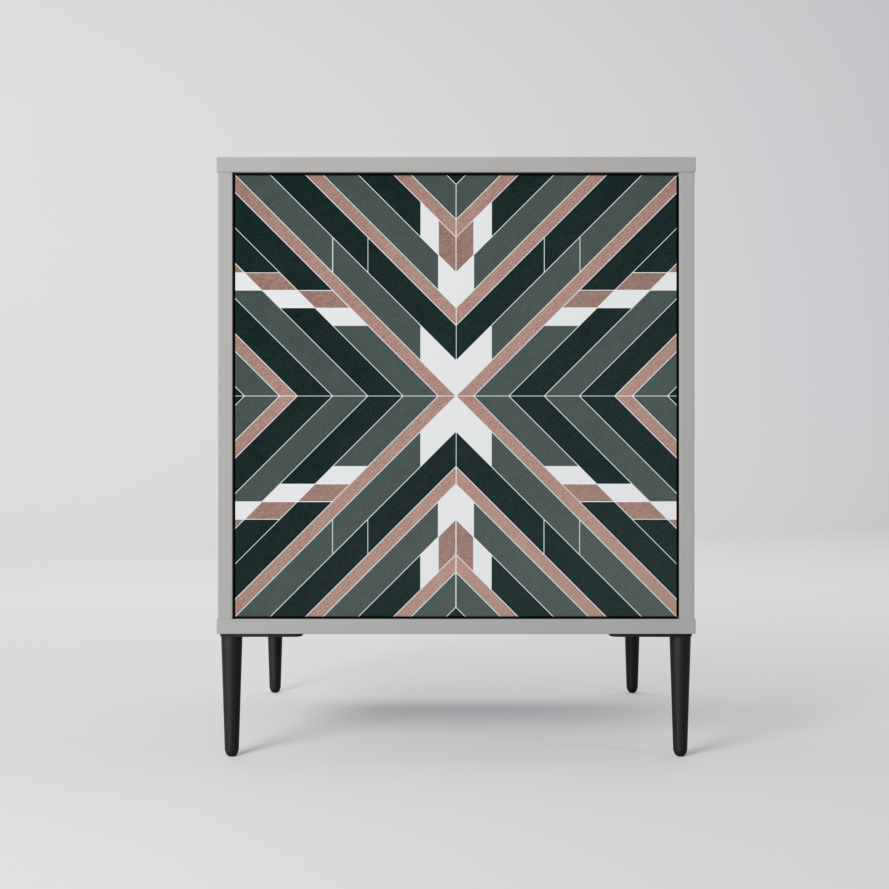 Aparador DIMENSION DELIGHTS de 1 puerta en acabado gris