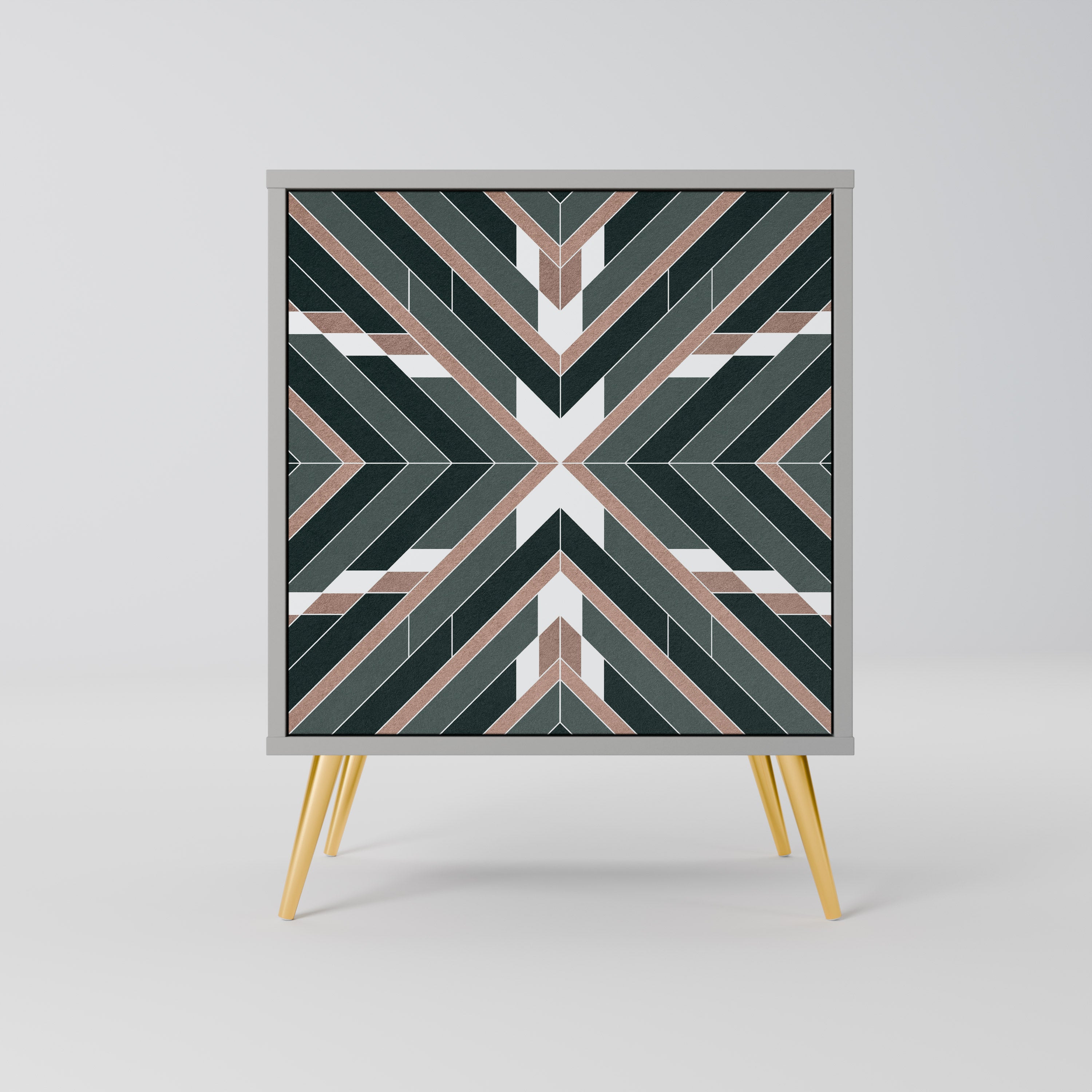 Aparador DIMENSION DELIGHTS de 1 puerta en acabado gris