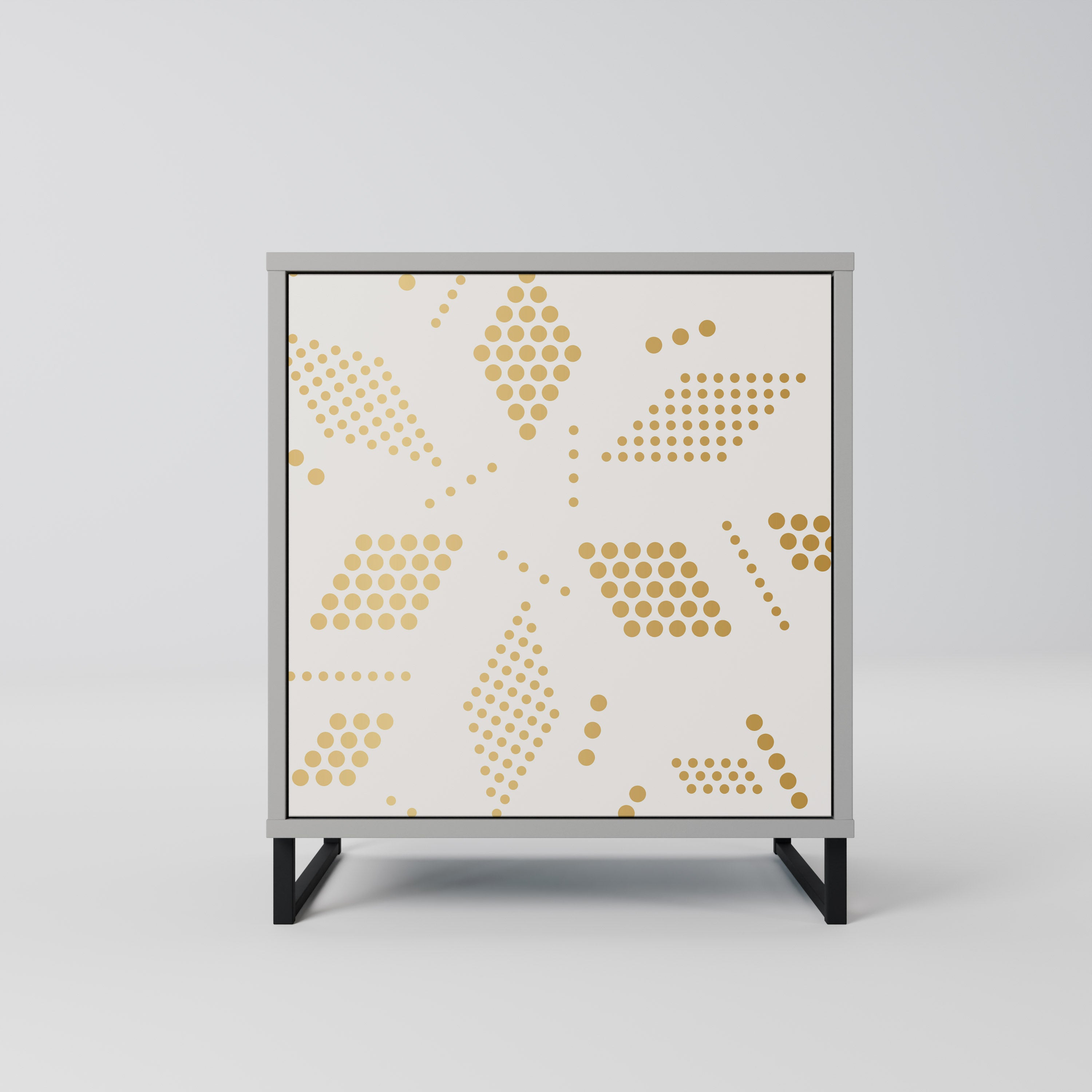 Aparador SPOTTED DAZE de 1 puerta en acabado gris